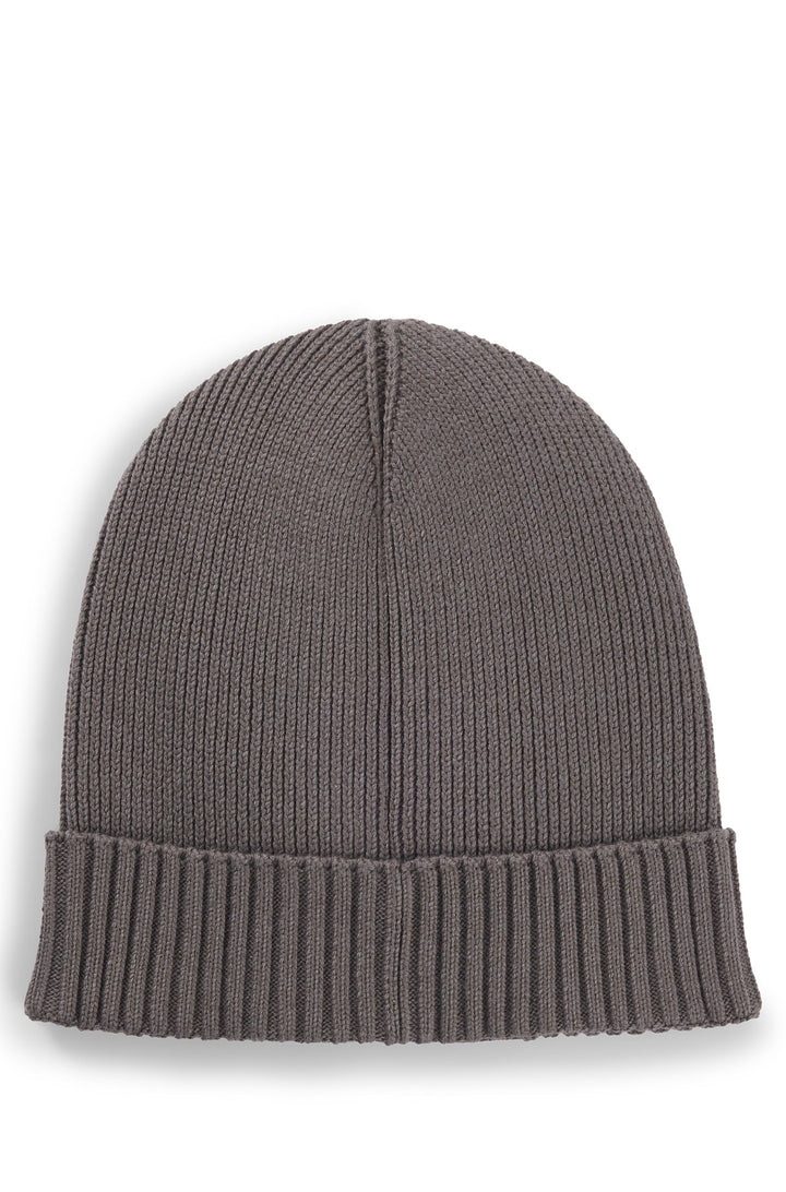BOSS Hats  in Cotton Mix - ASIC_BEANIE-X 10252483 01-50499423- Concorde Fashion#color_grey-056