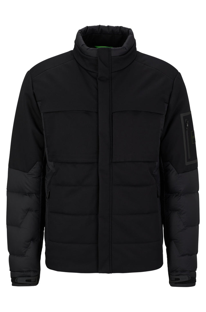 BOSS Regular Fit Casual Jackets in Nylon - J_LISK 10252642 01-50498918- Concorde Fashion#color_black-001