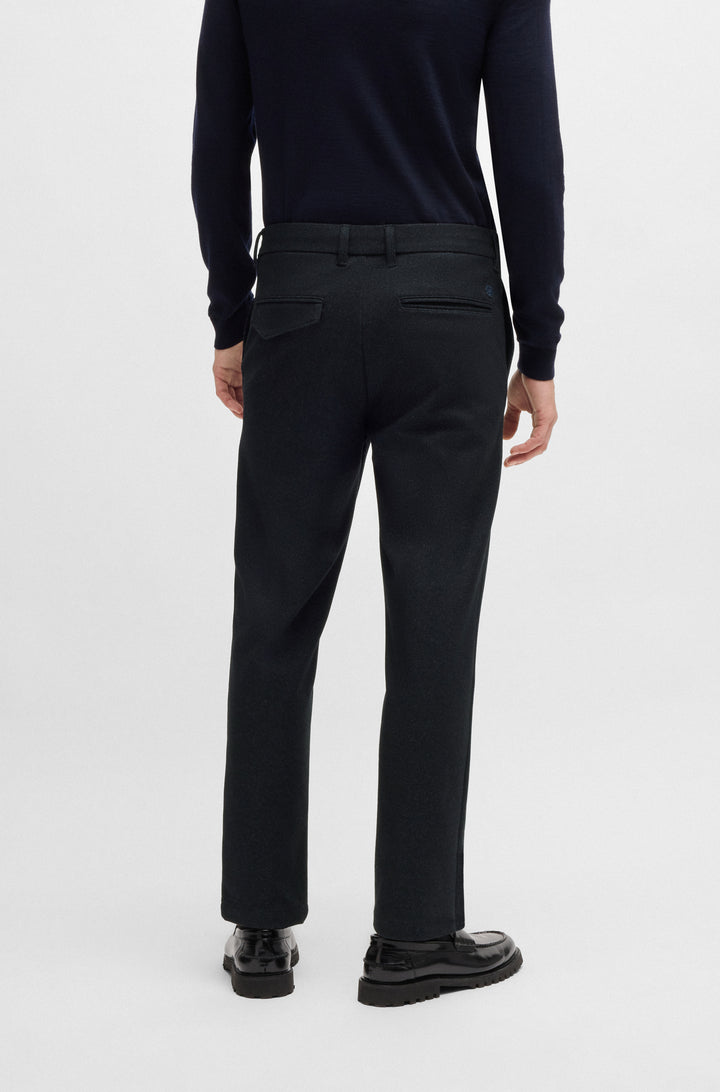 BOSS Trousers Regular Fit in Polyester Mix - C-KANE-RDS-J 10252815 01-50528392- Concorde Fashion#color_navy-405