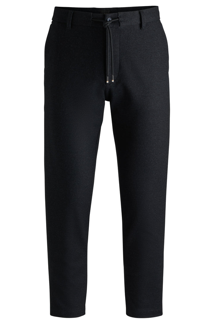 BOSS Trousers Regular Fit in Polyester Mix - C-KANE-RDS-J 10252815 01-50528392- Concorde Fashion#color_navy-405