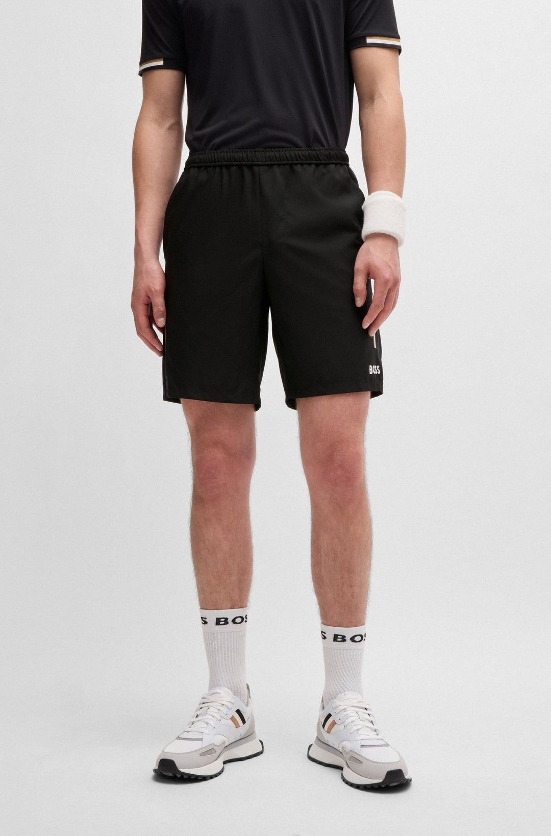 BOSS Shorts  in Polyester - S_SET 2 10252844 01-50521655- Concorde Fashion#color_black-002