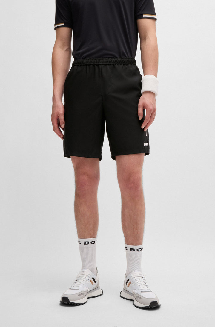 BOSS Shorts  in Polyester - S_SET 2 10252844 01-50521655- Concorde Fashion#color_black-002