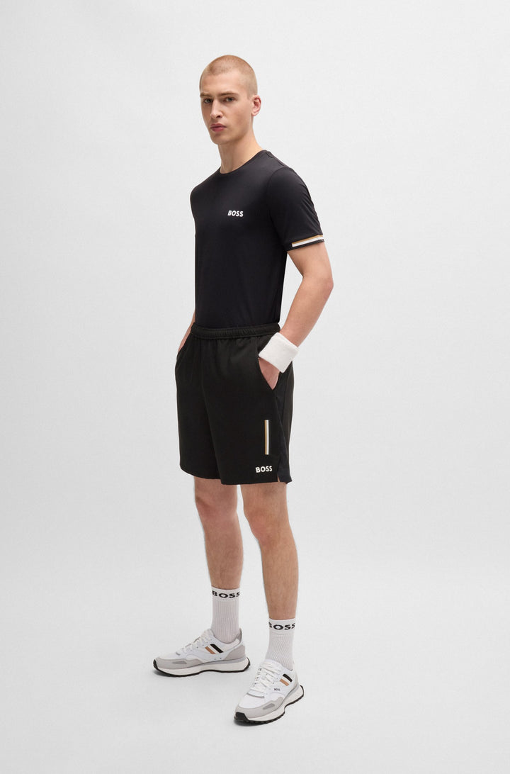 BOSS Shorts  in Polyester - S_SET 2 10252844 01-50521655- Concorde Fashion#color_black-002