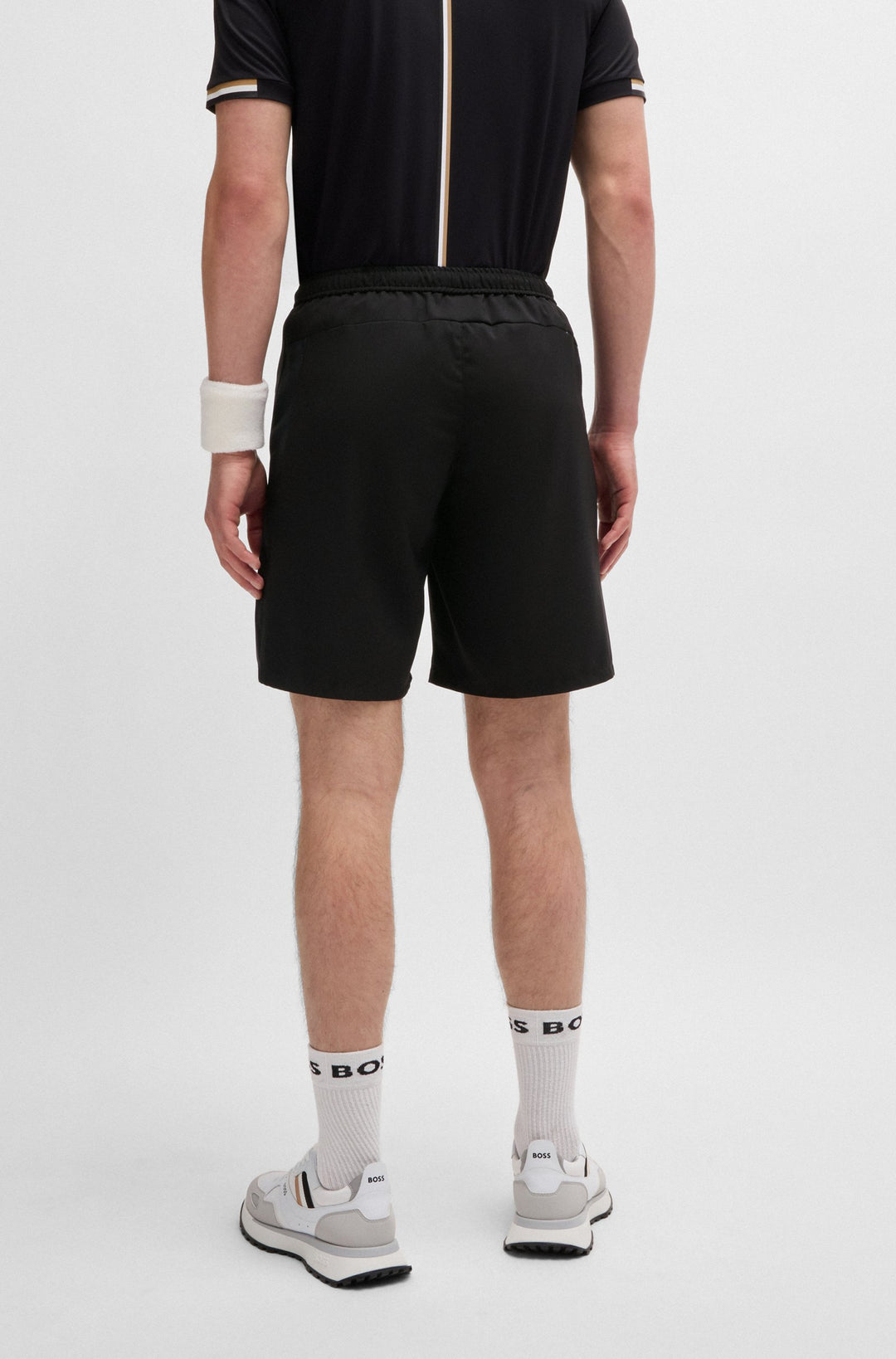BOSS Shorts  in Polyester - S_SET 2 10252844 01-50521655- Concorde Fashion#color_black-002