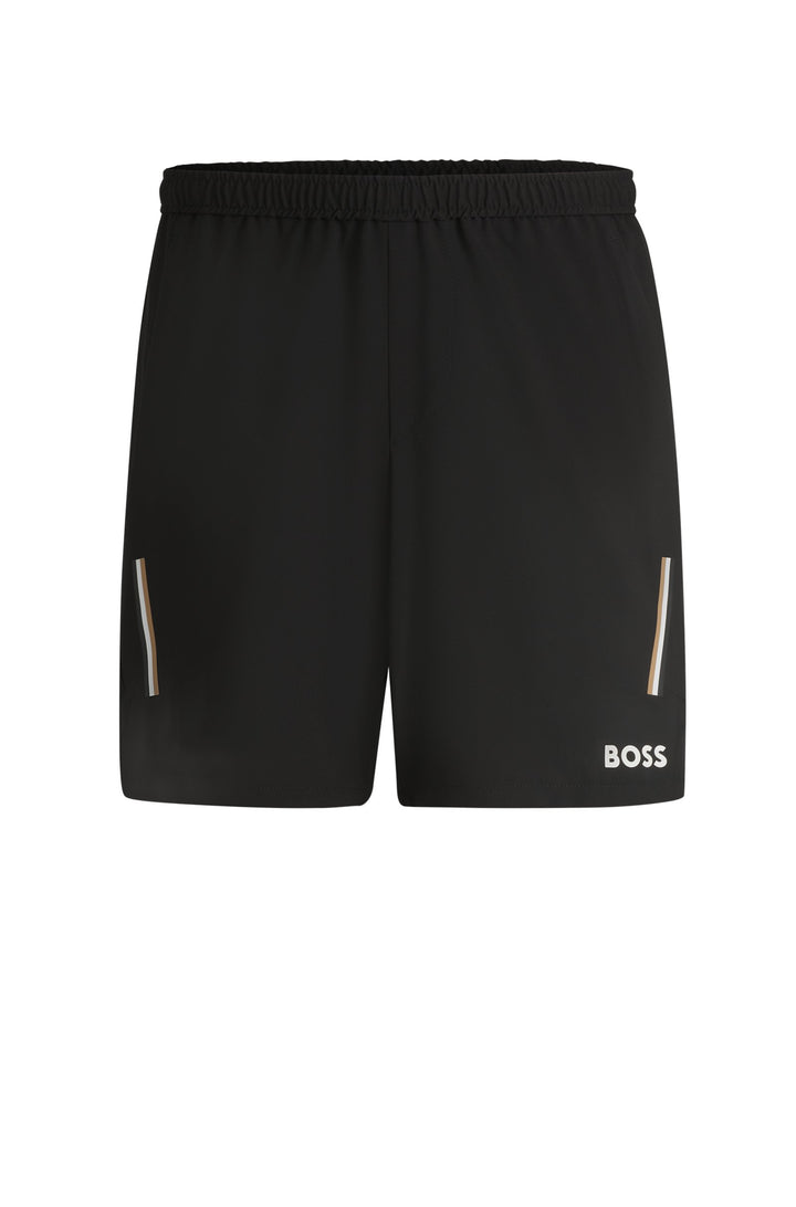 BOSS Shorts  in Polyester - S_SET 2 10252844 01-50521655- Concorde Fashion#color_black-002