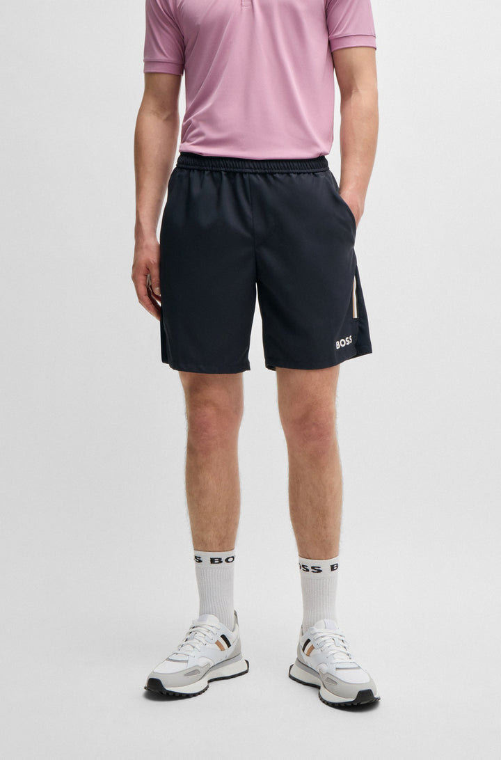 BOSS Shorts  in Polyester - S_SET 2 10252844 01-50521655- Concorde Fashion#color_navy-402