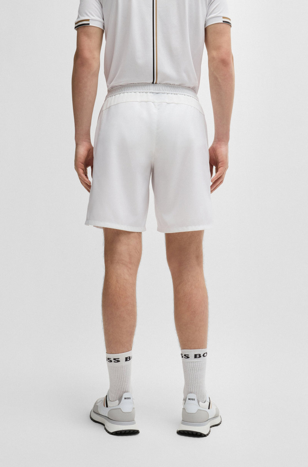 BOSS Shorts  in Polyester - S_SET 2 10252844 01-50521655- Concorde Fashion#color_white-101