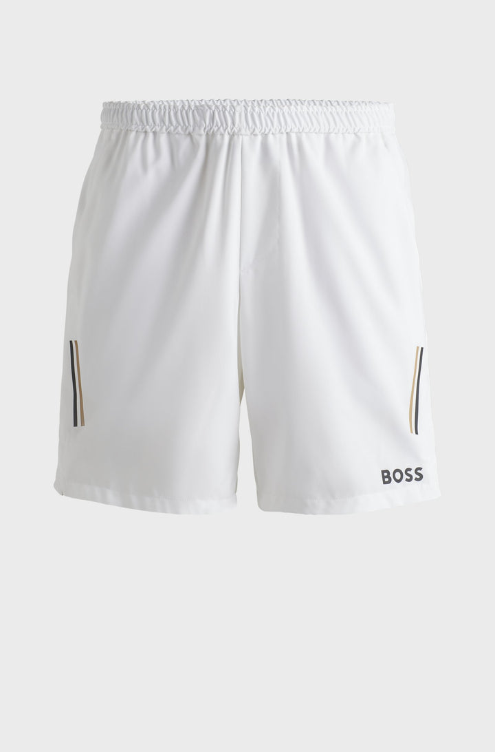 BOSS Shorts  in Polyester - S_SET 2 10252844 01-50521655- Concorde Fashion#color_white-101