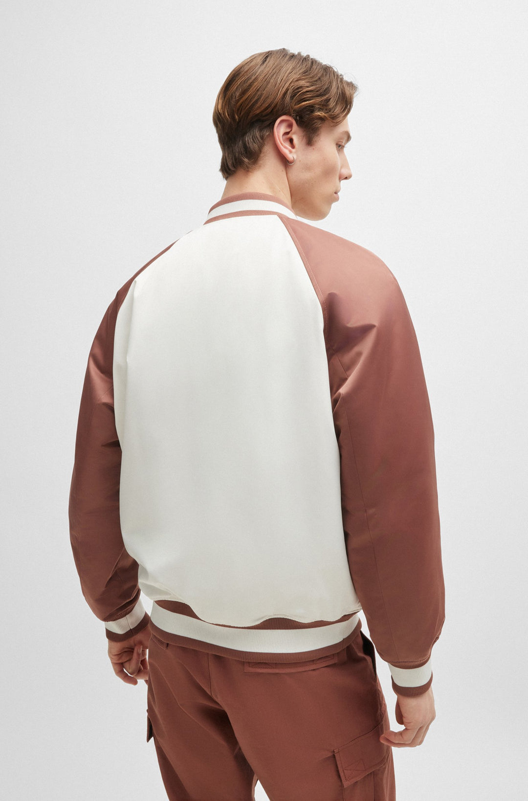 HUGO Casual Jackets Regular Fit in Polyester - BUCKLEY2431 10253066 01-50517762- Concorde Fashion#color_white-121