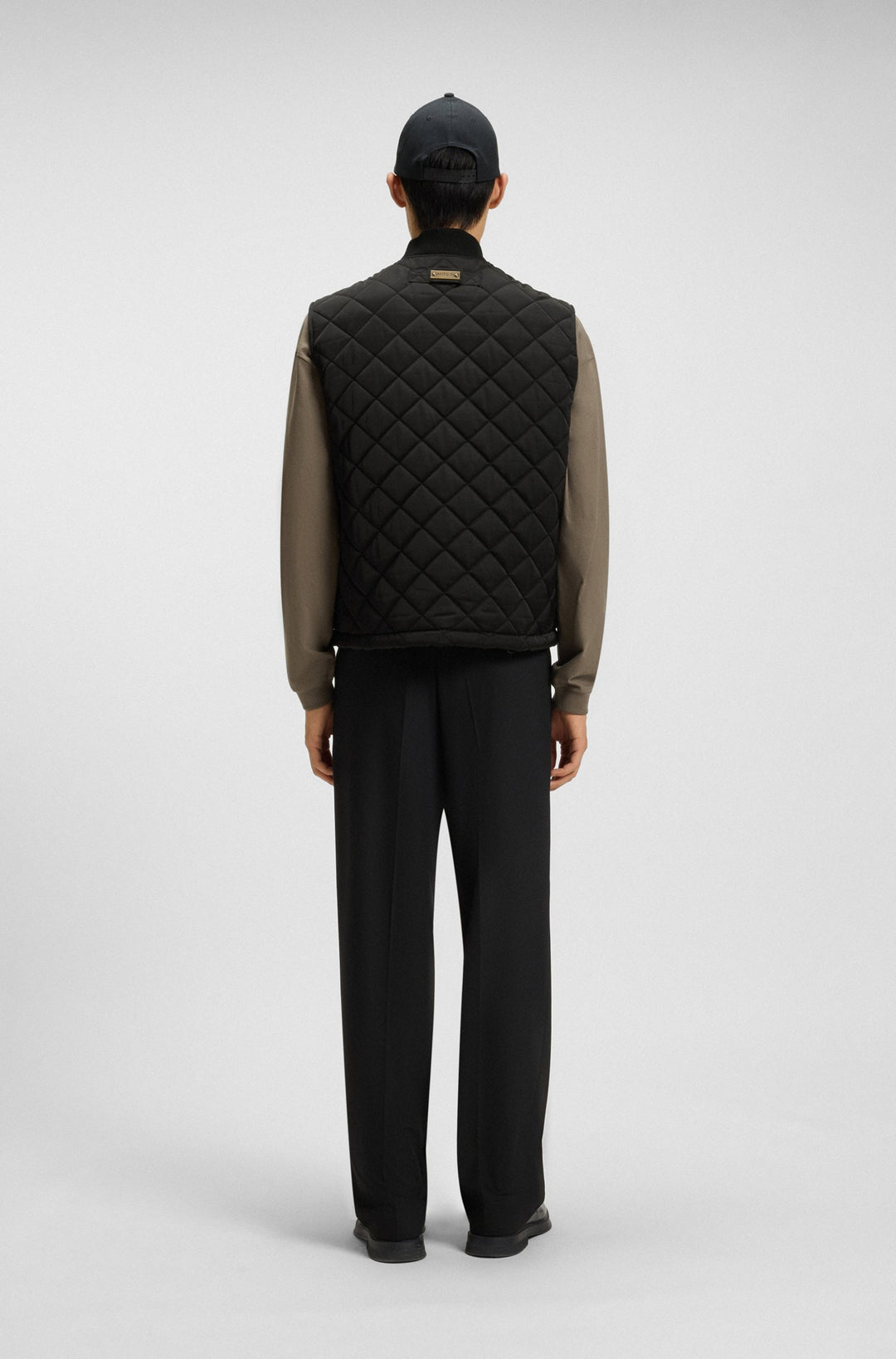 HUGO Vests Regular Fit - BICOLINO2541 50546232- Concorde Fashion#color_black-001