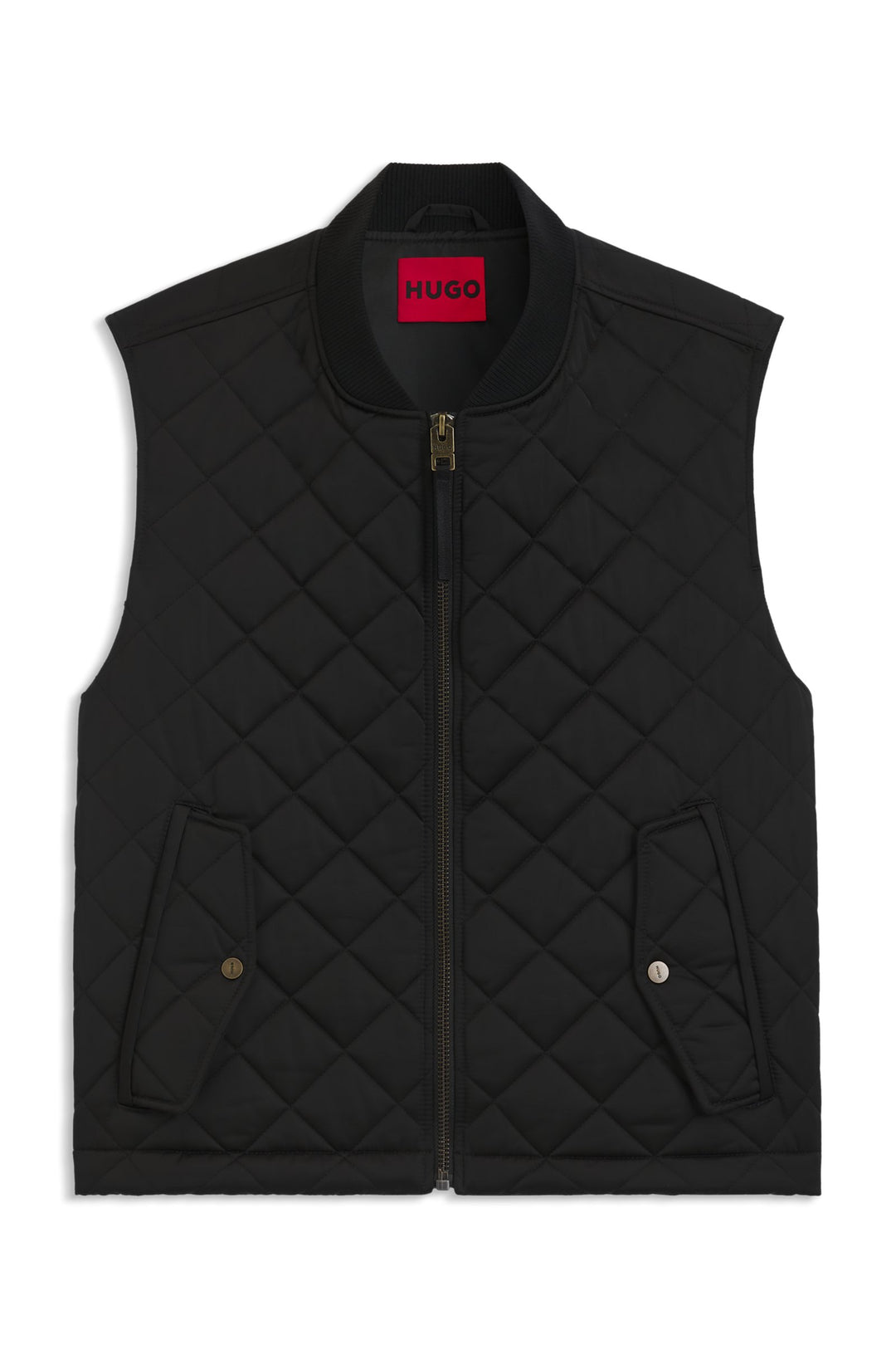 HUGO Vests Regular Fit - BICOLINO2541 50546232- Concorde Fashion#color_black-001