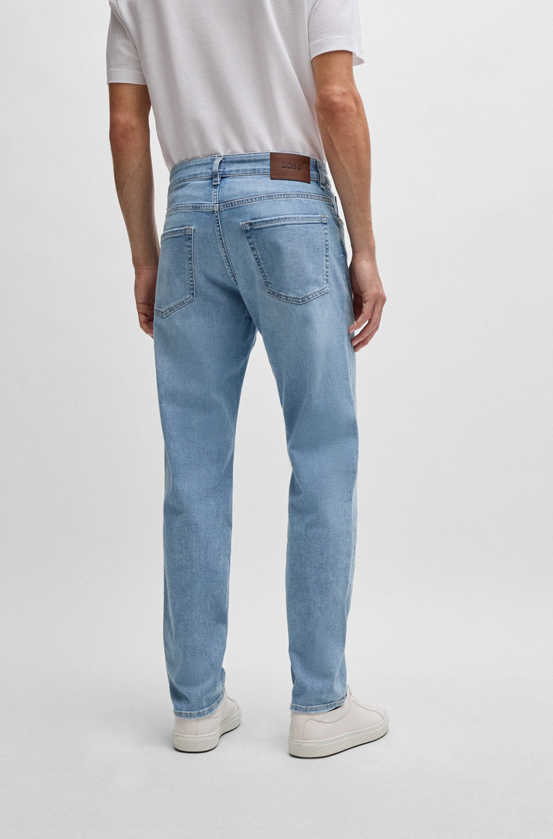 BOSS Regular Fit Jeans in Cotton Mix - RE.MAINE 10253207 01-50513634- Concorde Fashion#color_blue-453