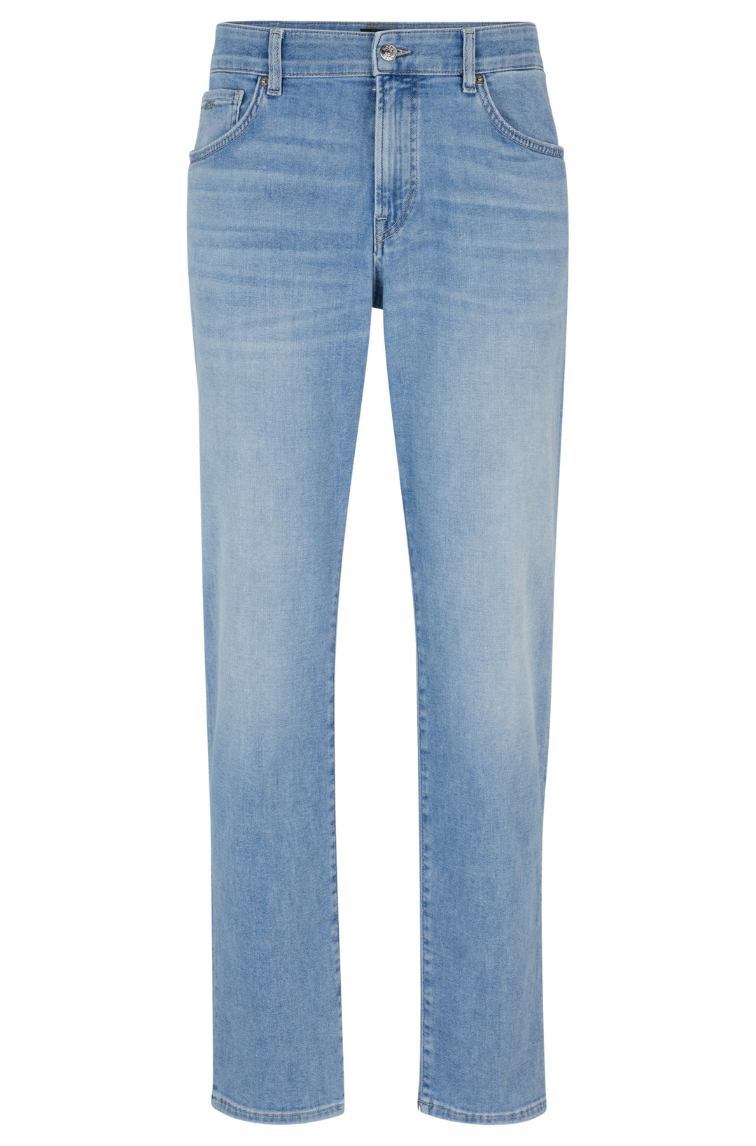 BOSS Regular Fit Jeans in Cotton Mix - RE.MAINE 10253207 01-50513634- Concorde Fashion#color_blue-453