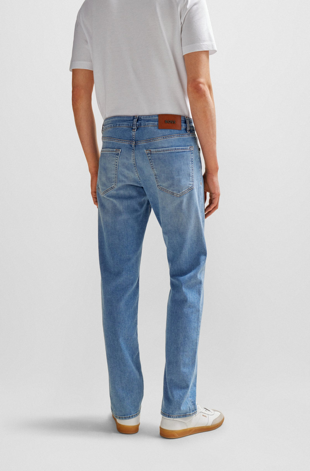 BOSS Regular Fit Jeans in Cotton Mix - MAINE3 10253207 02-50508097- Concorde Fashion#color_blue-425