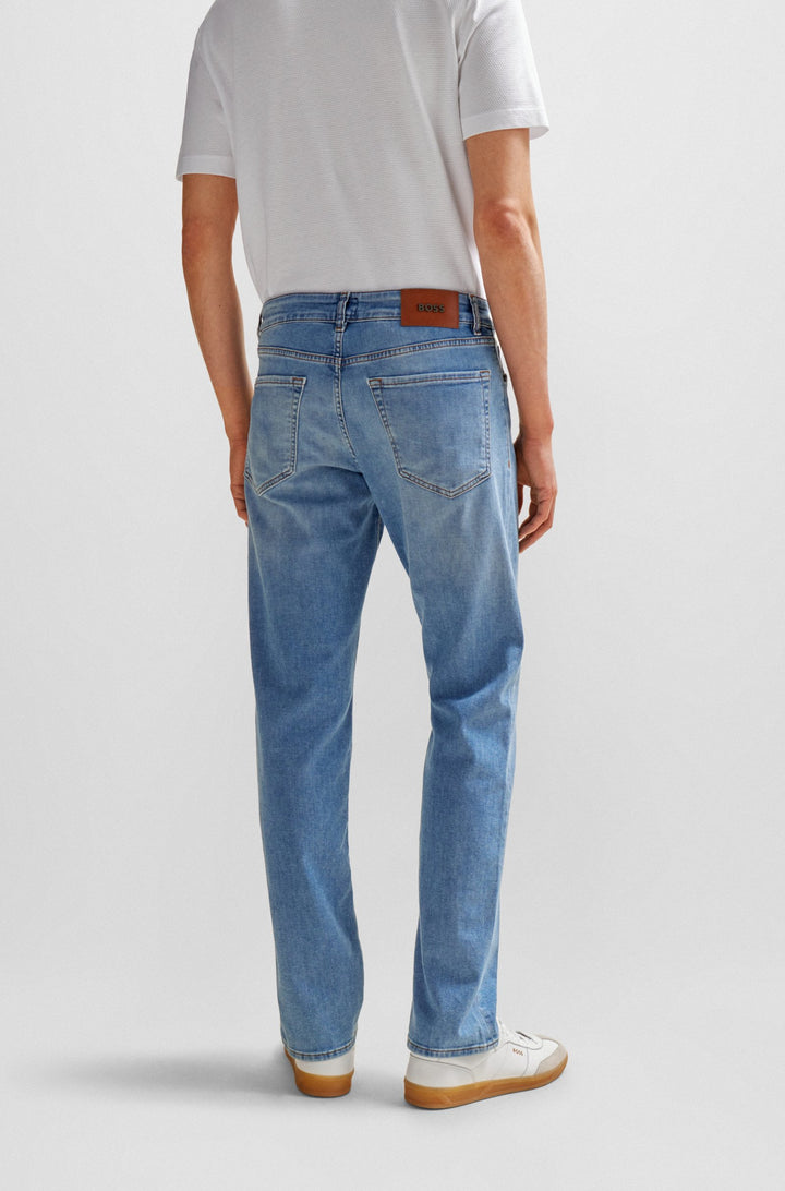BOSS Regular Fit Jeans in Cotton Mix - MAINE3 10253207 02-50508097- Concorde Fashion#color_blue-425