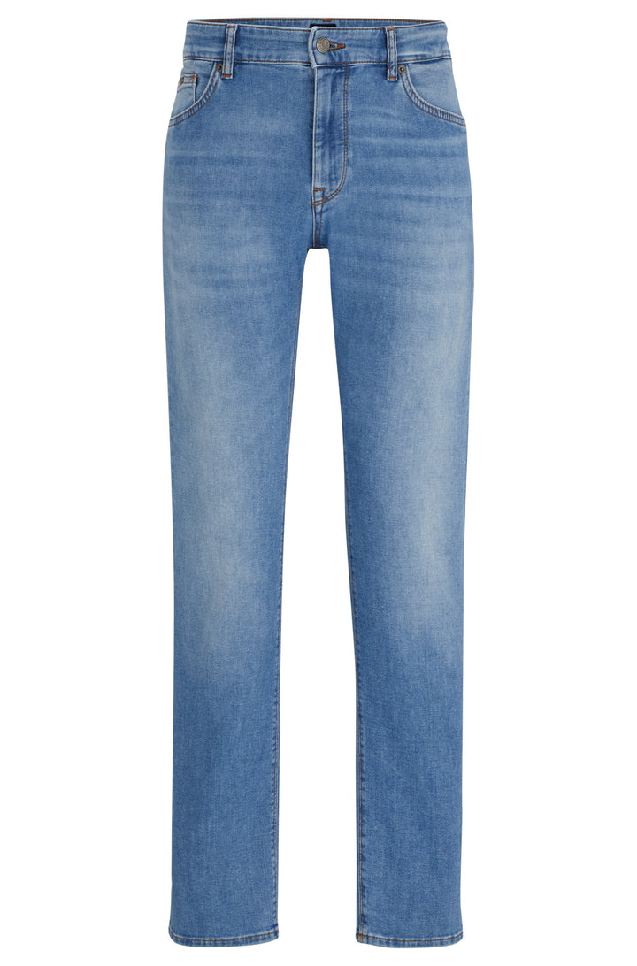 BOSS Regular Fit Jeans in Cotton Mix - MAINE3 10253207 02-50508097- Concorde Fashion#color_blue-425