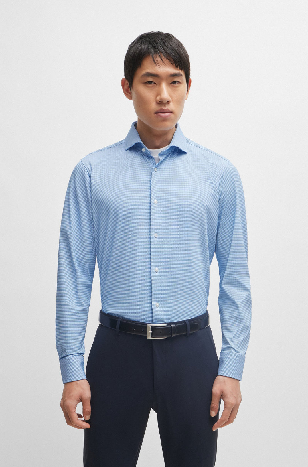 BOSS Formal Shirts Regular Fit - P-JOE-SPREAD-C1-222 50503097- Concorde Fashion#color_blue-451