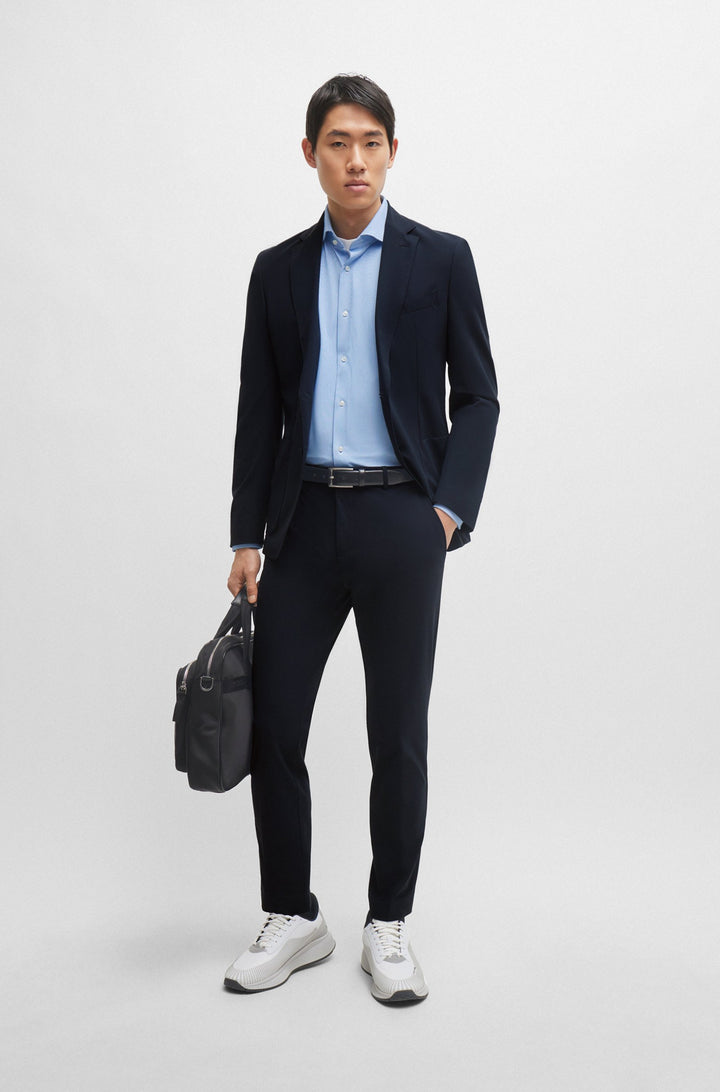 BOSS Formal Shirts Regular Fit - P-JOE-SPREAD-C1-222 50503097- Concorde Fashion#color_blue-451