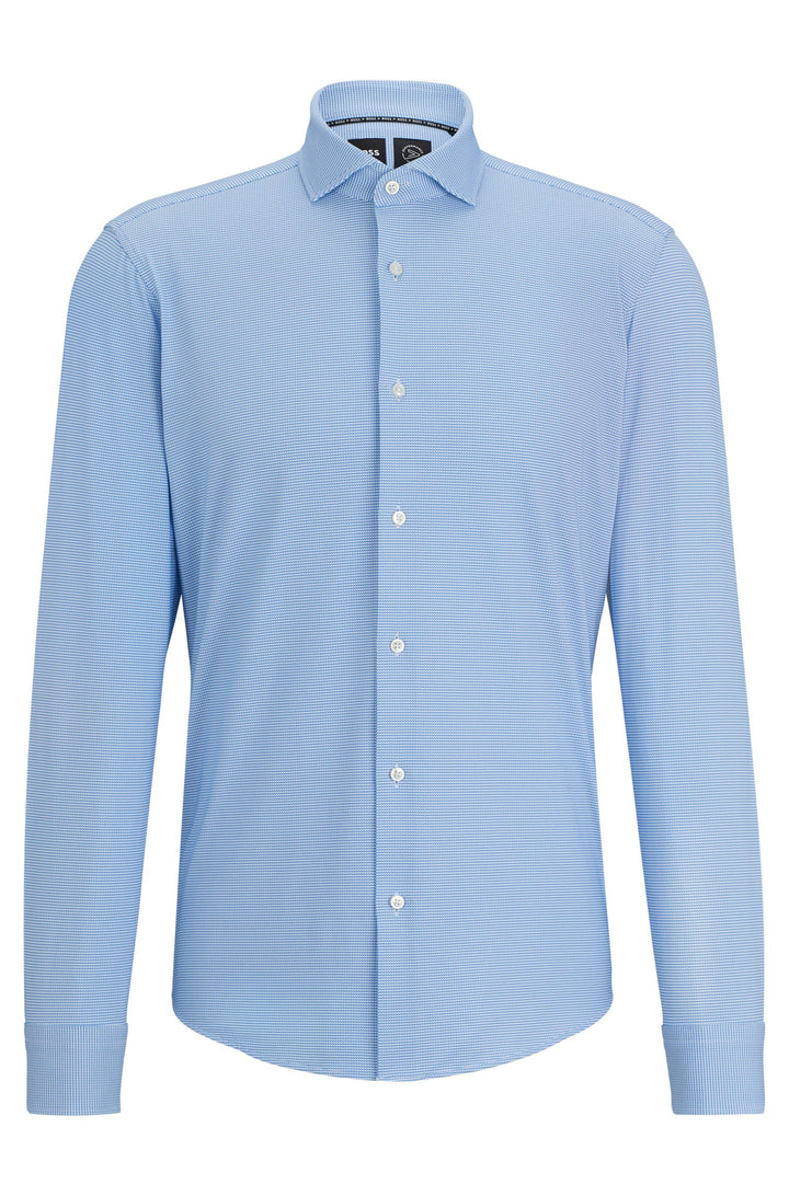 BOSS Formal Shirts Regular Fit - P-JOE-SPREAD-C1-222 50503097- Concorde Fashion#color_blue-451