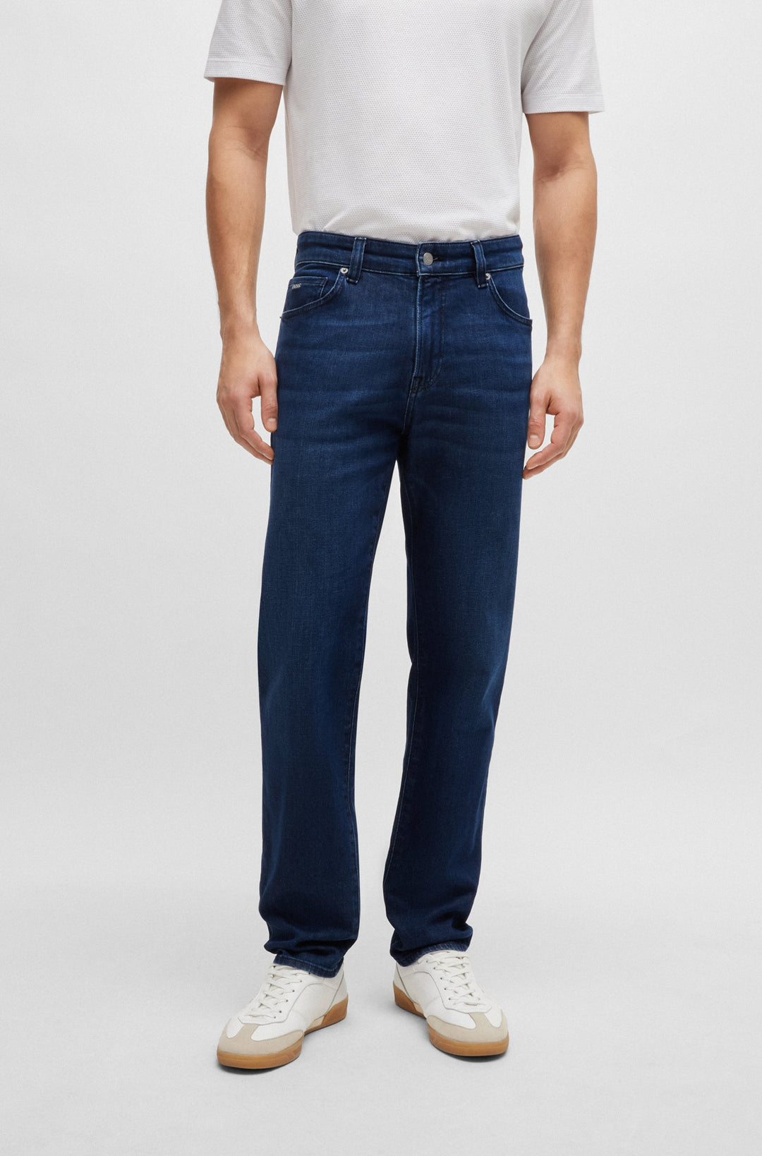 BOSS Regular Fit Jeans in Cotton Mix - RE.MAINE 10253220 01-50513642- Concorde Fashion#color_blue-429