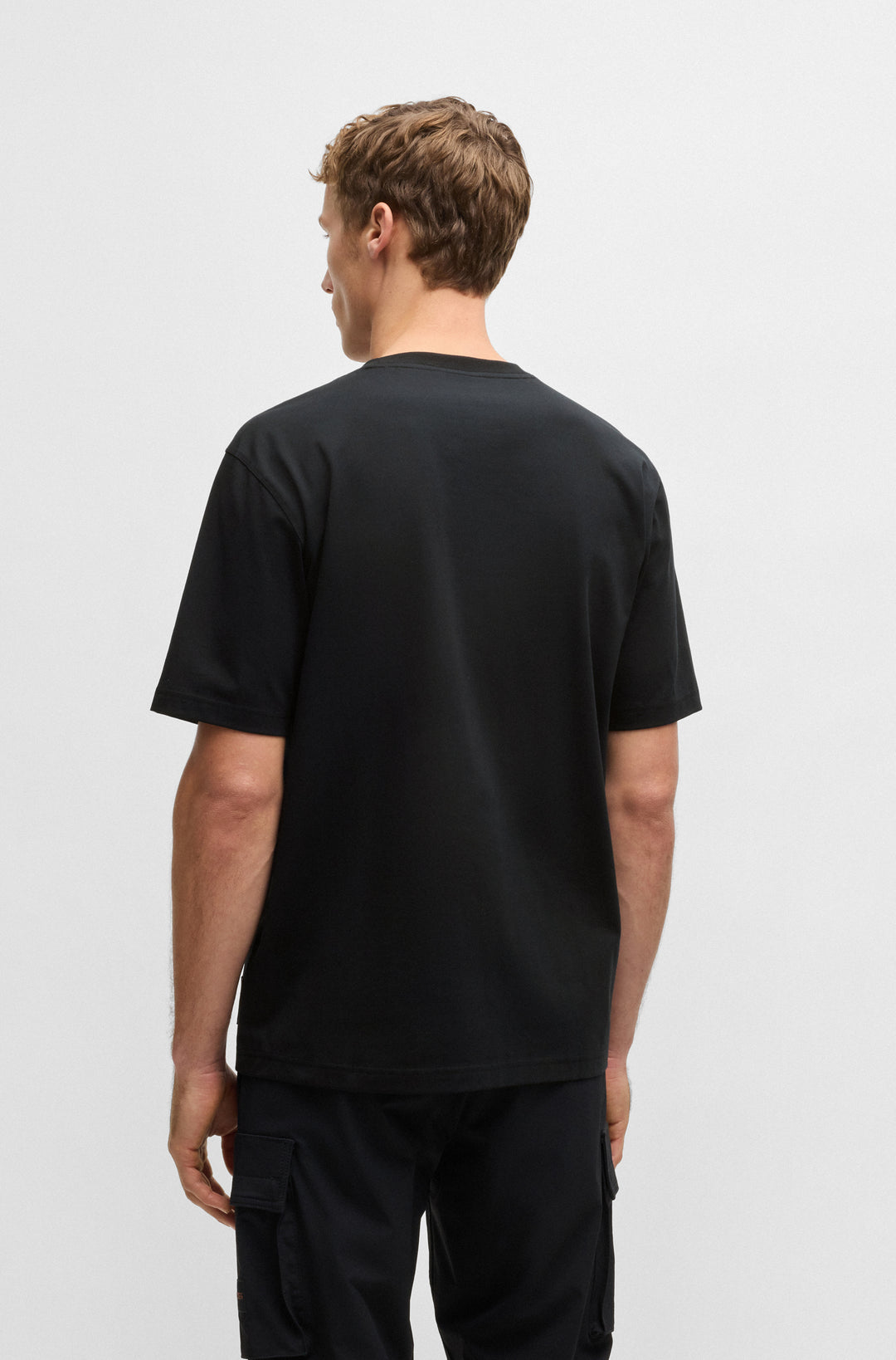 BOSS T-Shirts Regular Fit in Cotton Mix - TUNSIL_NFL 10253358 01-50535096- Concorde Fashion#color_black-001