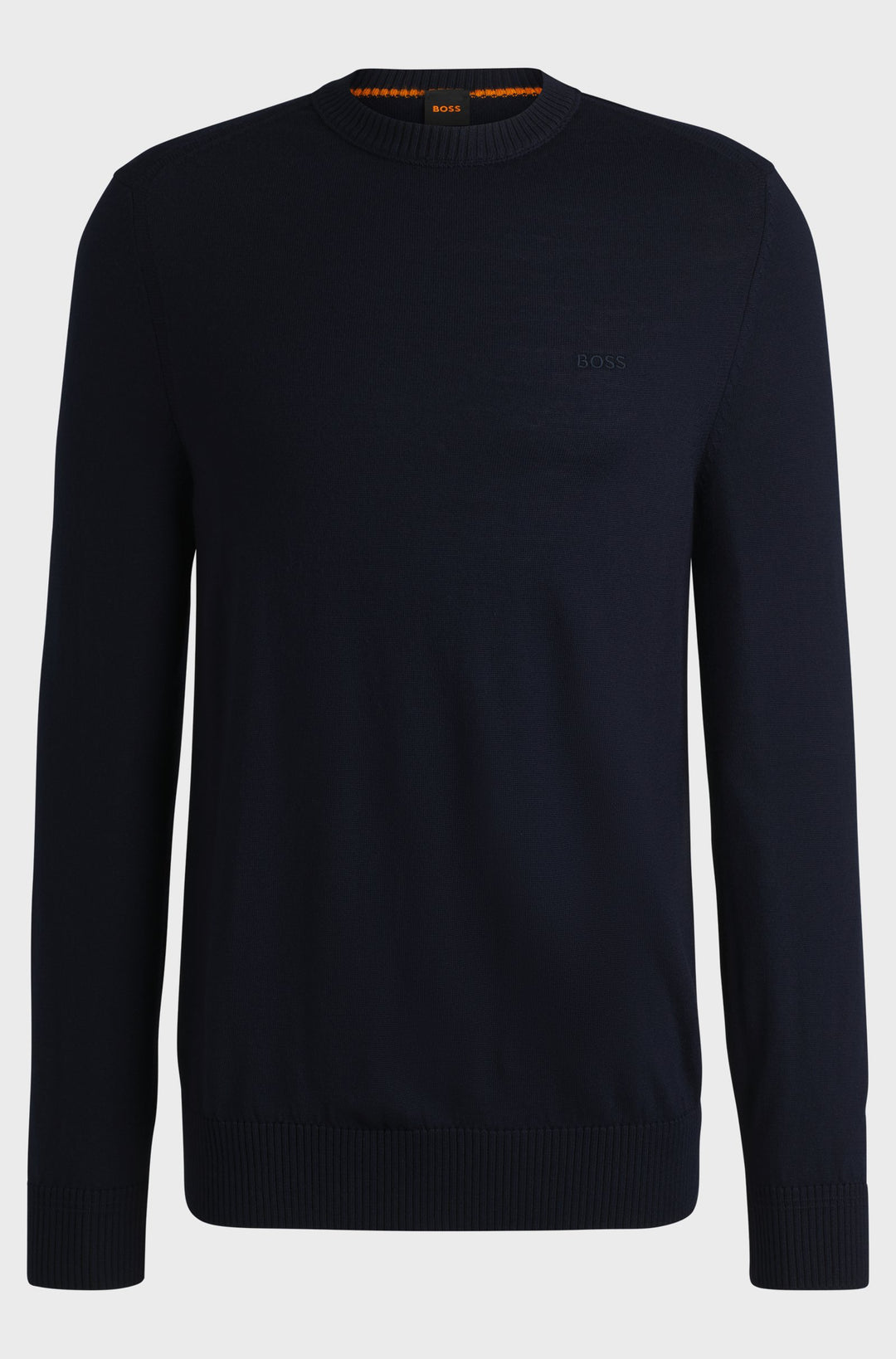 BOSS Sweaters Regular Fit in Wool Mix - AVAC_C 10253448 01-50501762- Concorde Fashion#color_navy-404