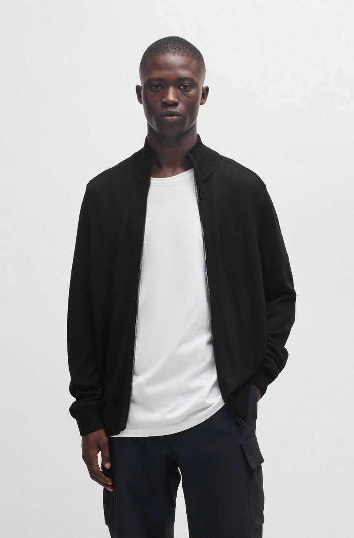 BOSS Casual Jackets Regular Fit in Wool Mix - AVAC_FZ 10253457 01-50501750- Concorde Fashion#color_black-001