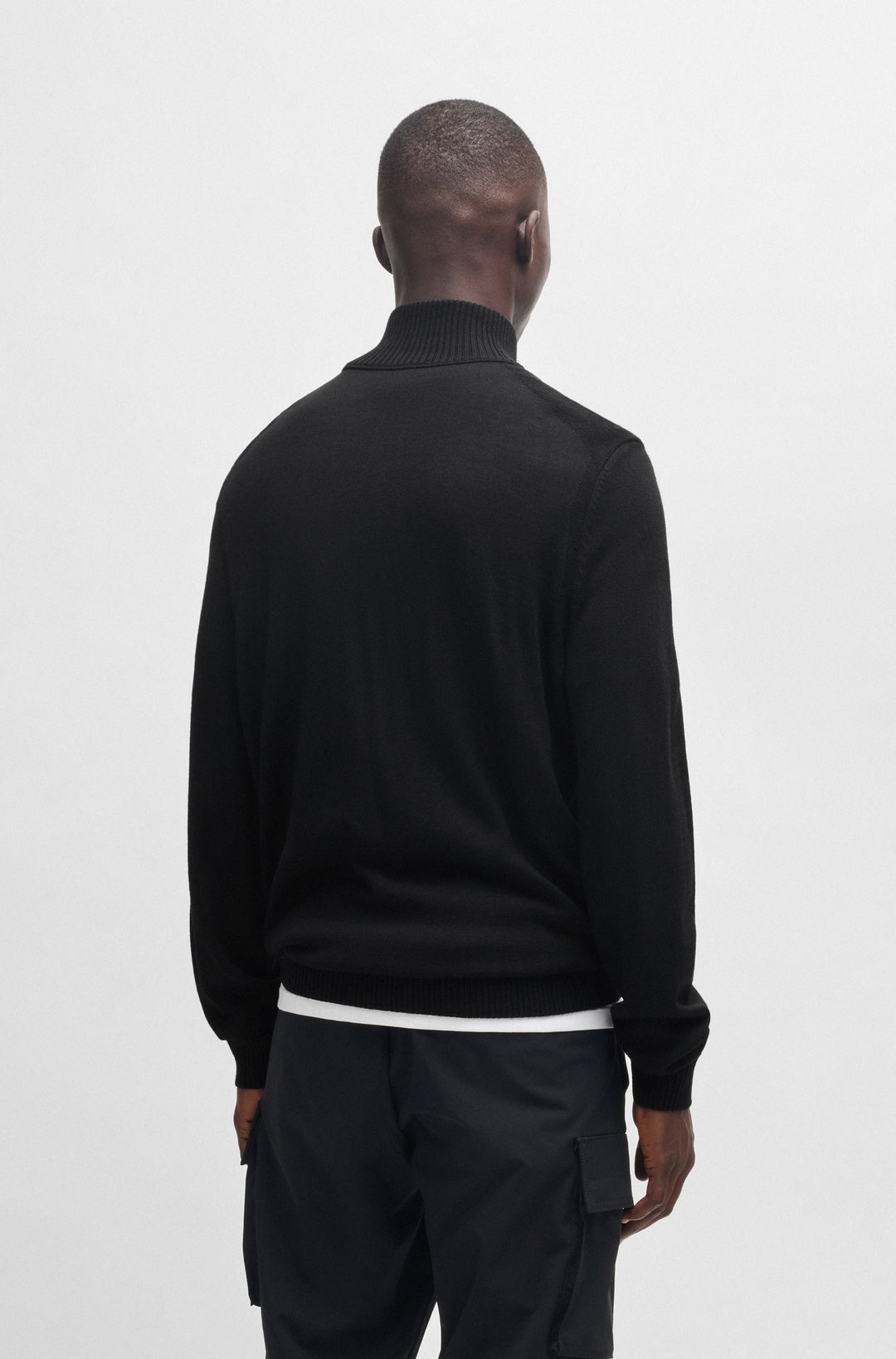 BOSS Casual Jackets Regular Fit in Wool Mix - AVAC_FZ 10253457 01-50501750- Concorde Fashion#color_black-001