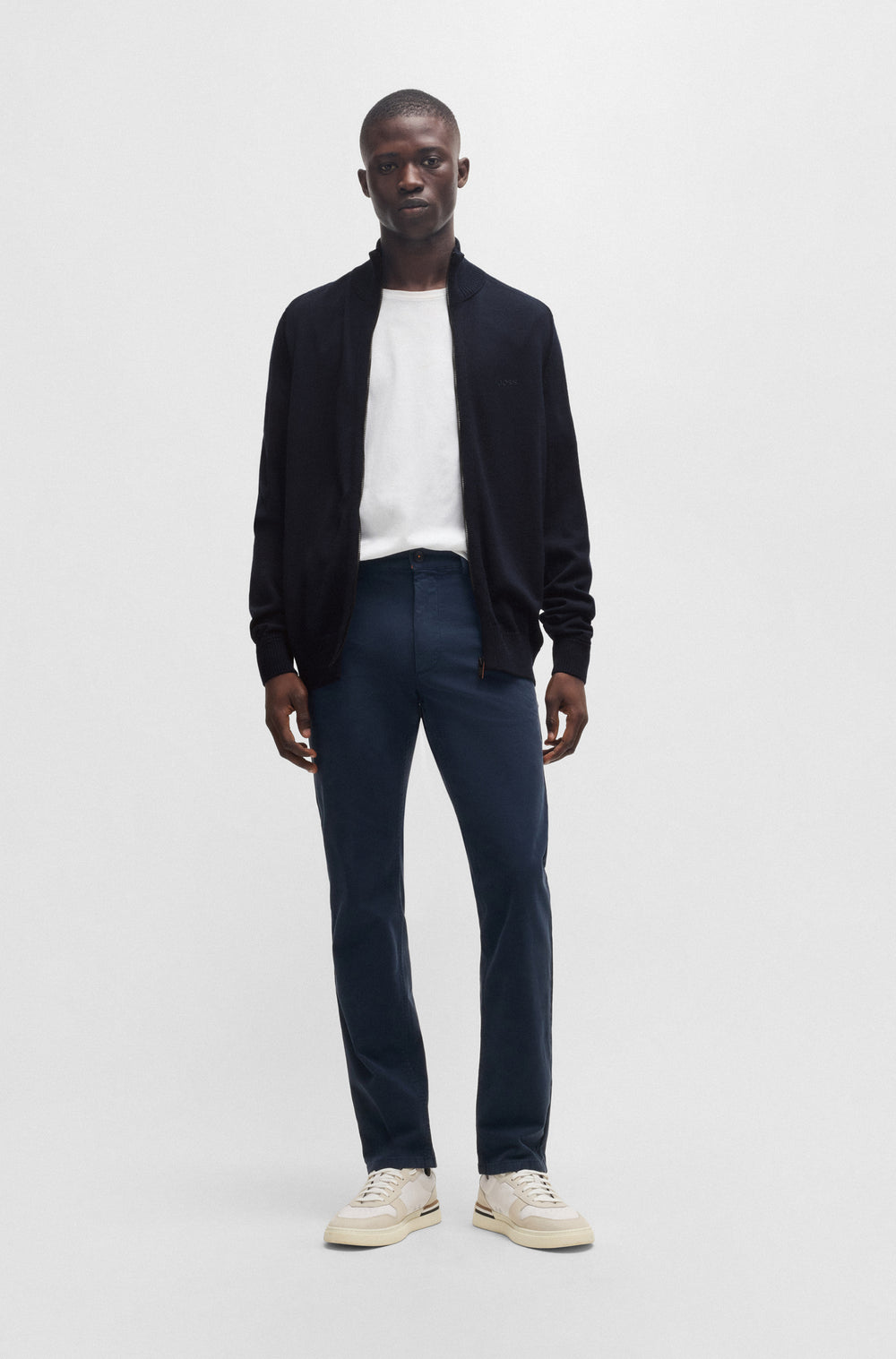 BOSS Casual Jackets Regular Fit in Wool Mix - AVAC_FZ 10253457 01-50501750- Concorde Fashion#color_navy-404