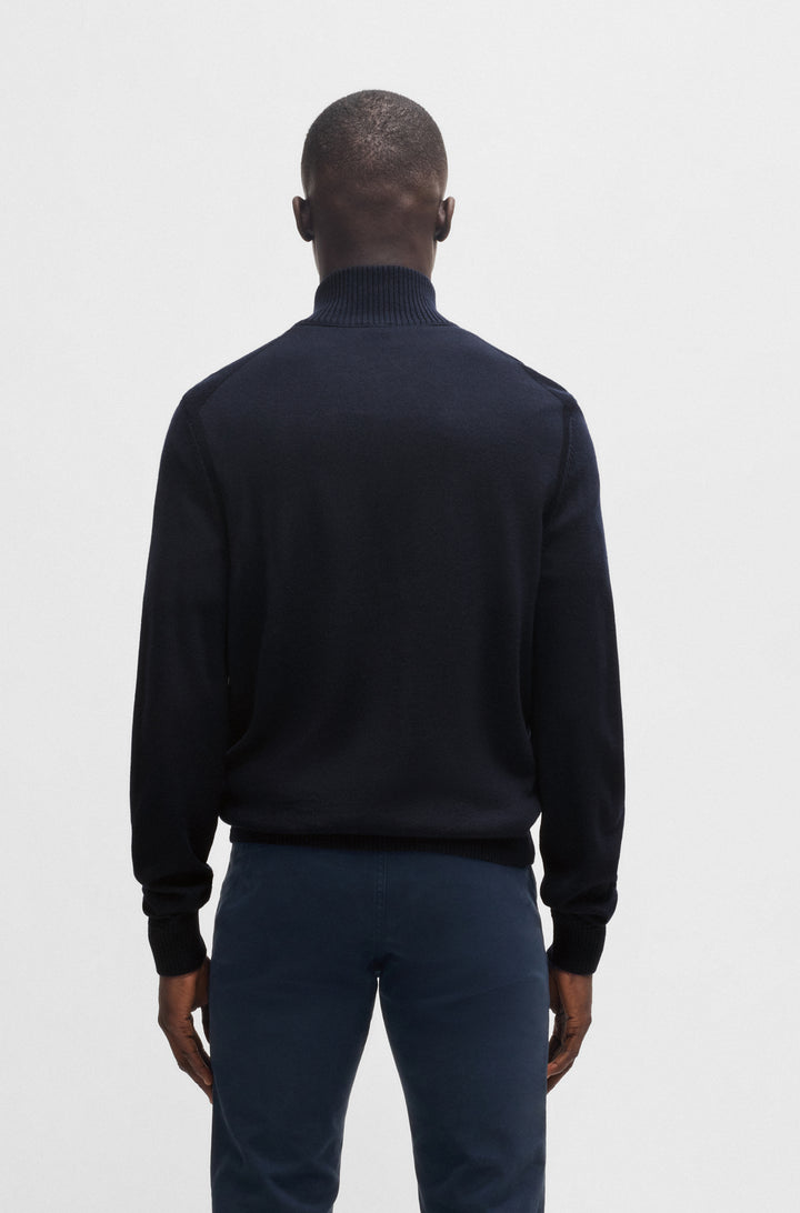 BOSS Casual Jackets Regular Fit in Wool Mix - AVAC_FZ 10253457 01-50501750- Concorde Fashion#color_navy-404