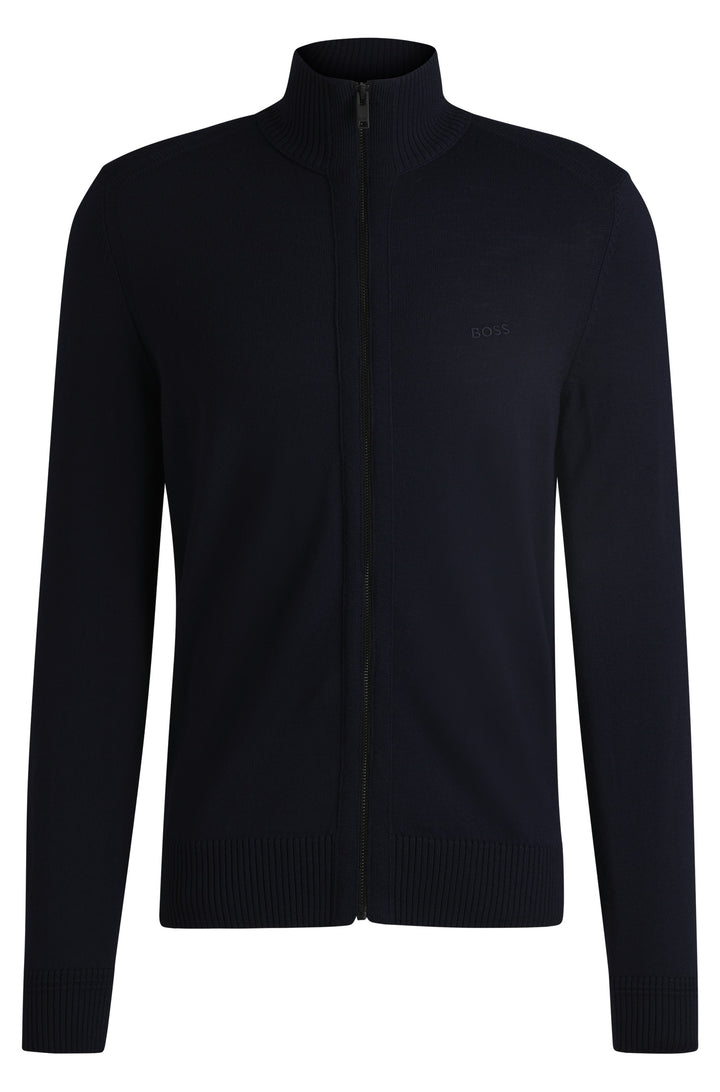 BOSS Casual Jackets Regular Fit in Wool Mix - AVAC_FZ 10253457 01-50501750- Concorde Fashion#color_navy-404