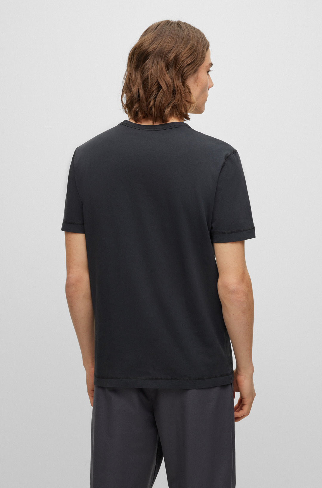 BOSS T-Shirts Regular Fit in Cotton - TOKKS 10253670 01-50502173- Concorde Fashion#color_black-001