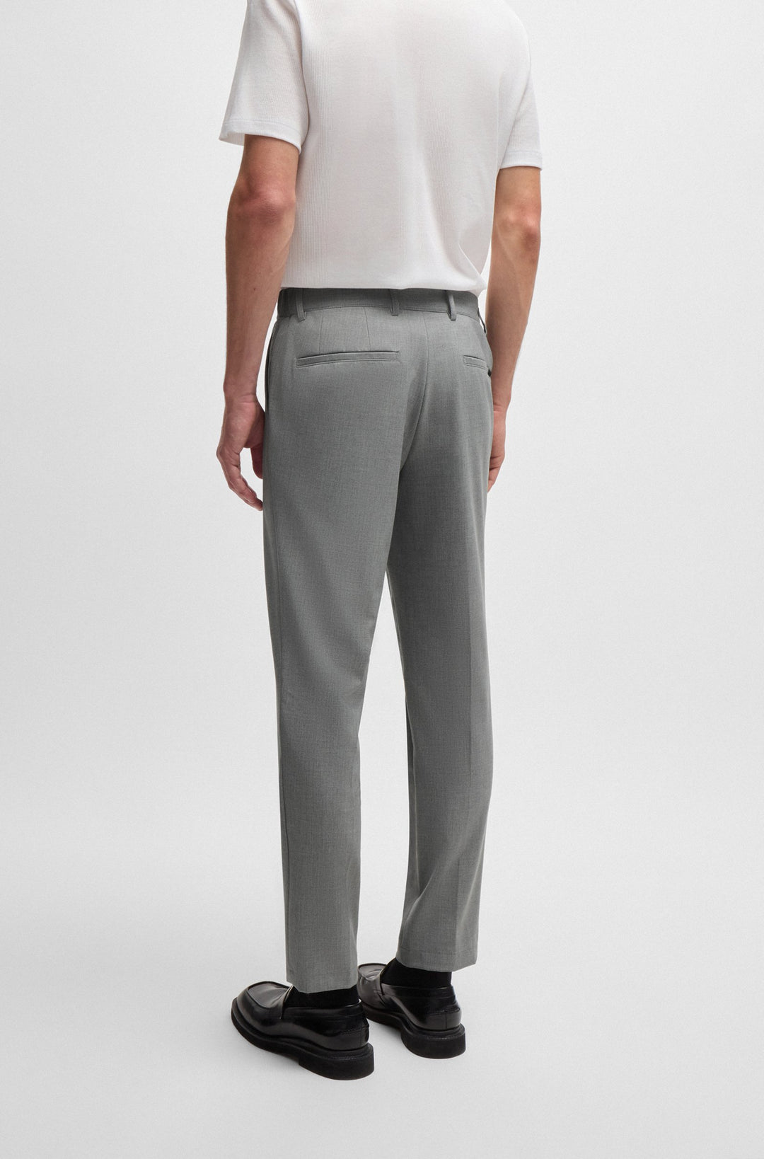 BOSS Trousers  in Polyester Mix - P-GENIUS-EL-243F 10253691 01-50521051- Concorde Fashion#color_silver-041