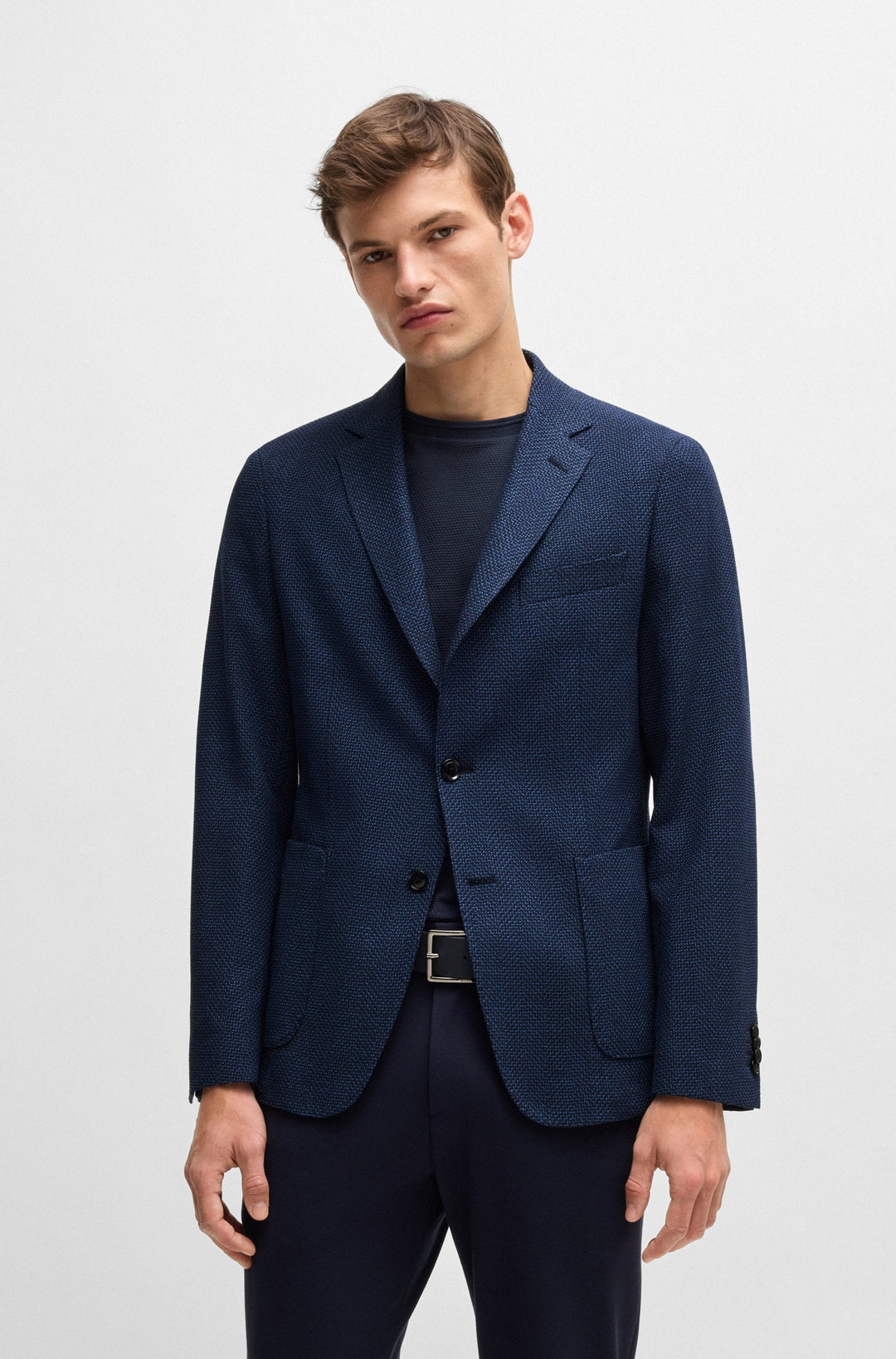 BOSS Blazers Slim Fit in Wool Mix - C-HANRY-233 10253919 01-50528012- Concorde Fashion#color_navy-404