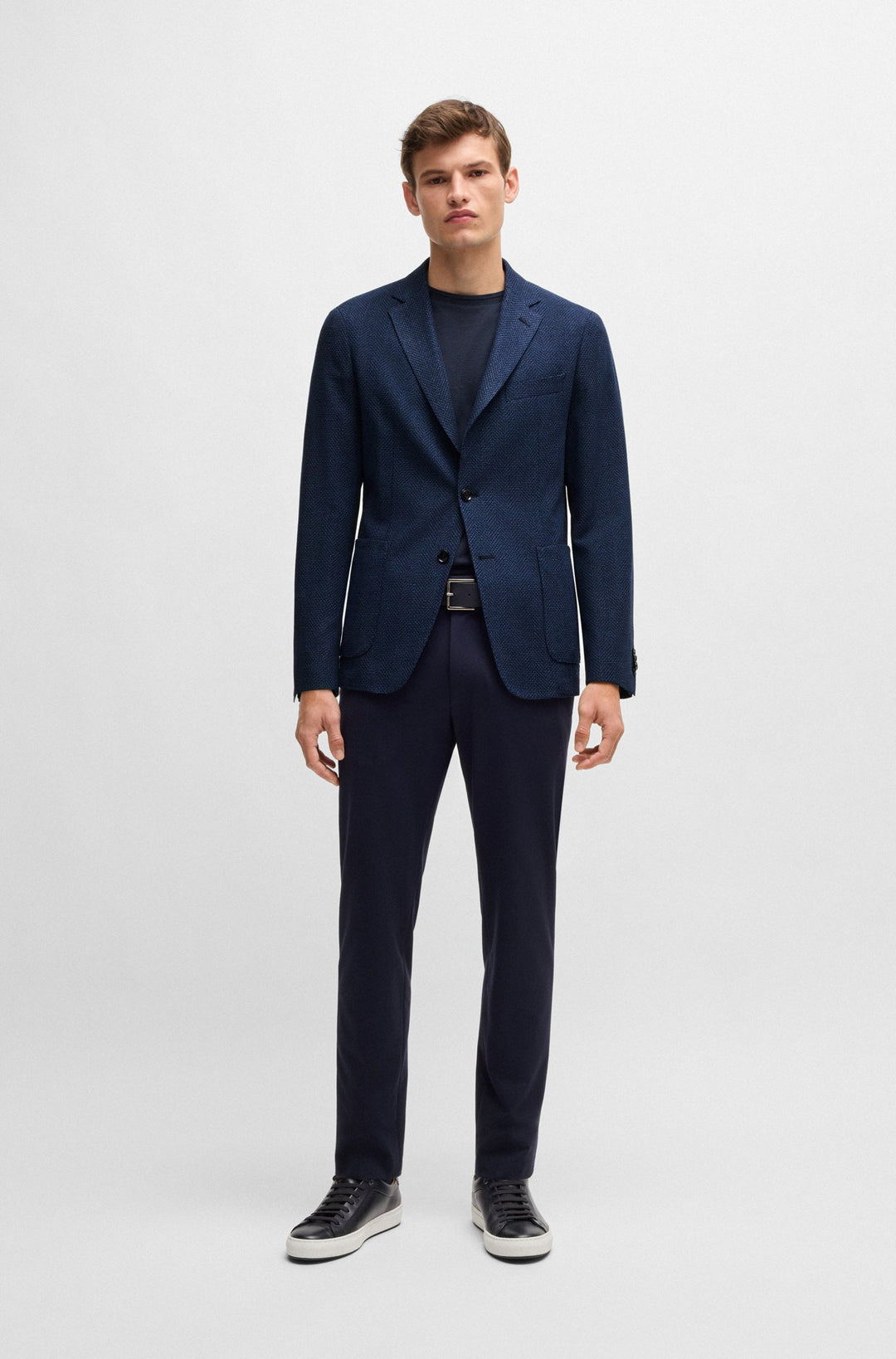BOSS Blazers Slim Fit in Wool Mix - C-HANRY-233 10253919 01-50528012- Concorde Fashion#color_navy-404
