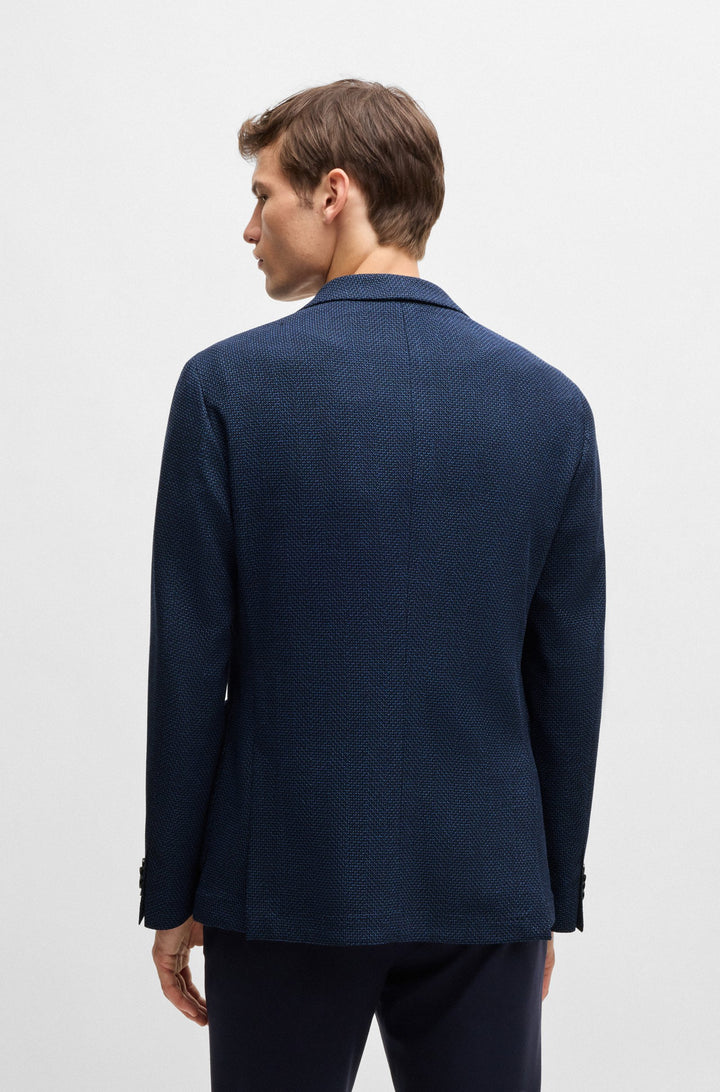 BOSS Blazers Slim Fit in Wool Mix - C-HANRY-233 10253919 01-50528012- Concorde Fashion#color_navy-404