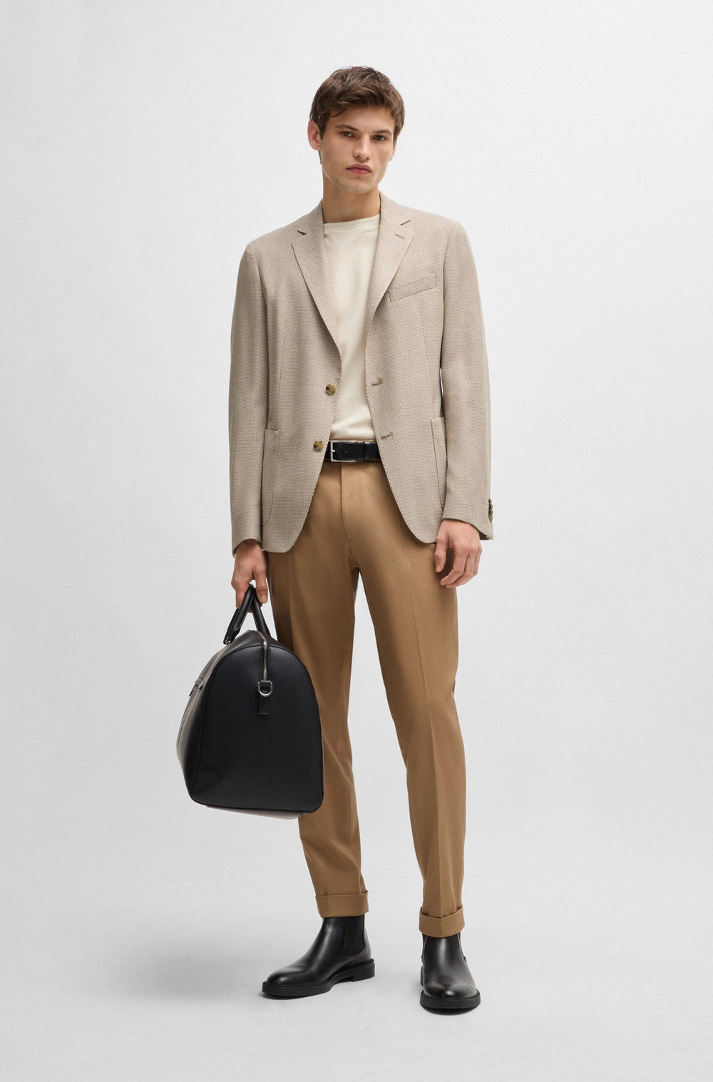 BOSS Blazers Slim Fit in Wool Mix - C-HANRY-233 10253919 01-50528012- Concorde Fashion#color_white-131