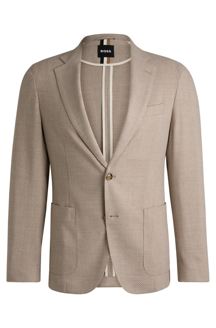 BOSS Blazers Slim Fit in Wool Mix - C-HANRY-233 10253919 01-50528012- Concorde Fashion#color_white-131