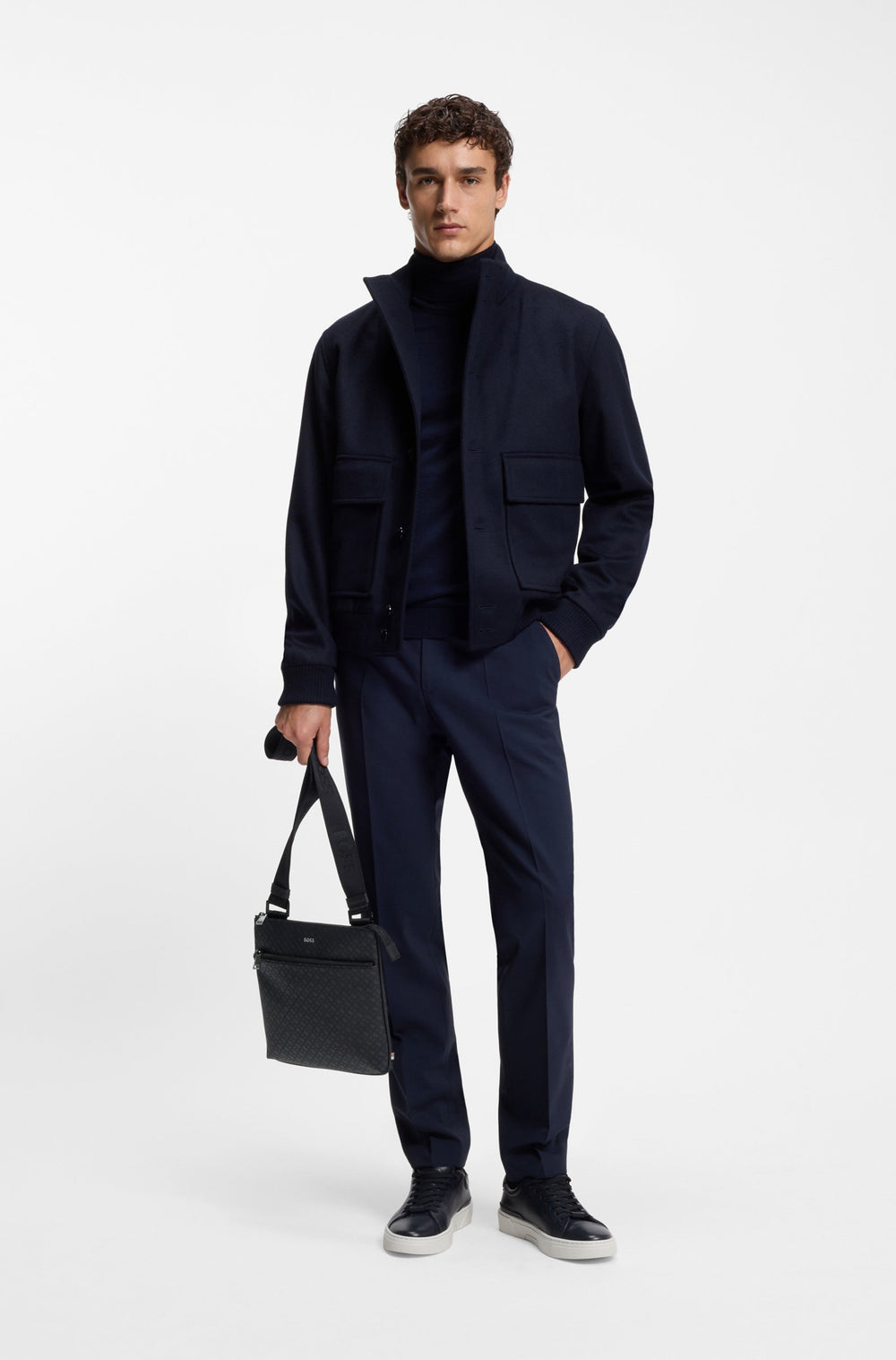 BOSS Bags  - ZAIR_MN_S ENV LARGE 50552631- Concorde Fashion#color_black-003