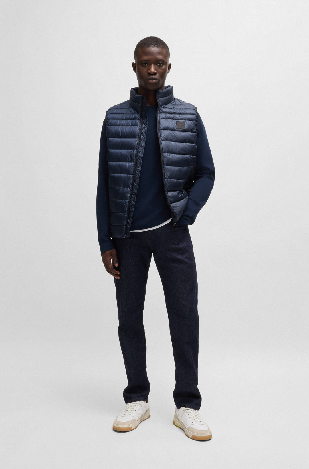 BOSS Casual Jackets Slim Fit in Nylon - ODENO1 10254426 01-50505255- Concorde Fashion#color_navy-404