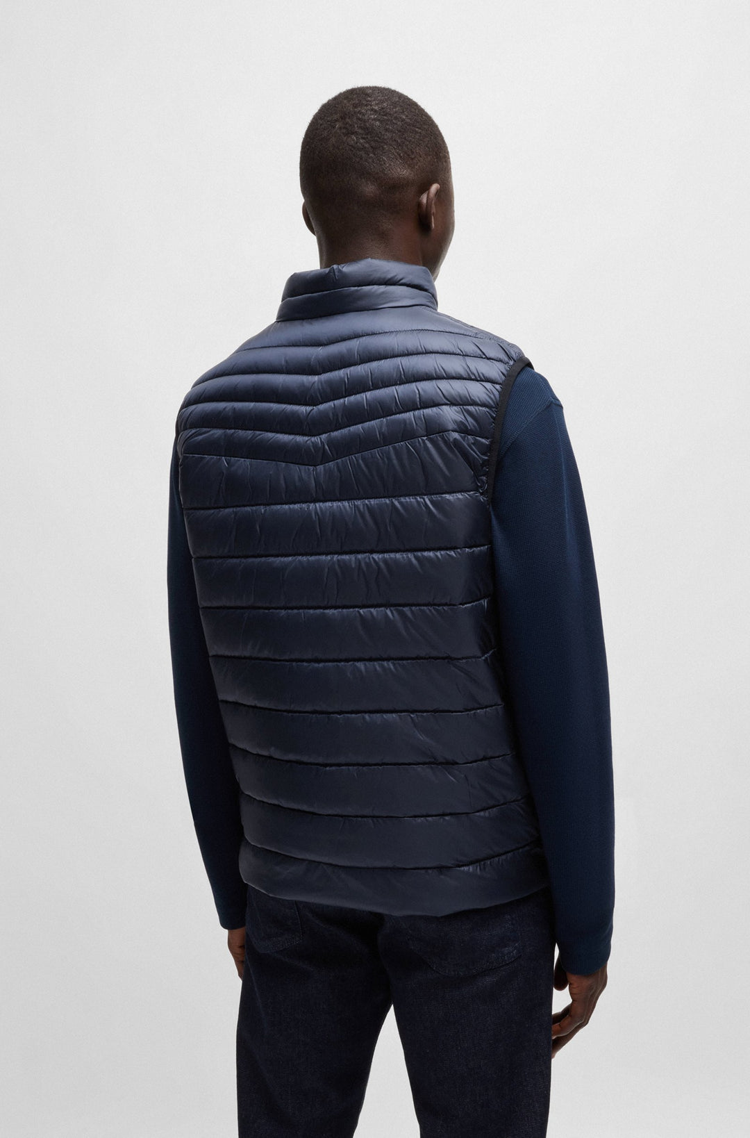 BOSS Casual Jackets Slim Fit in Nylon - ODENO1 10254426 01-50505255- Concorde Fashion#color_navy-404