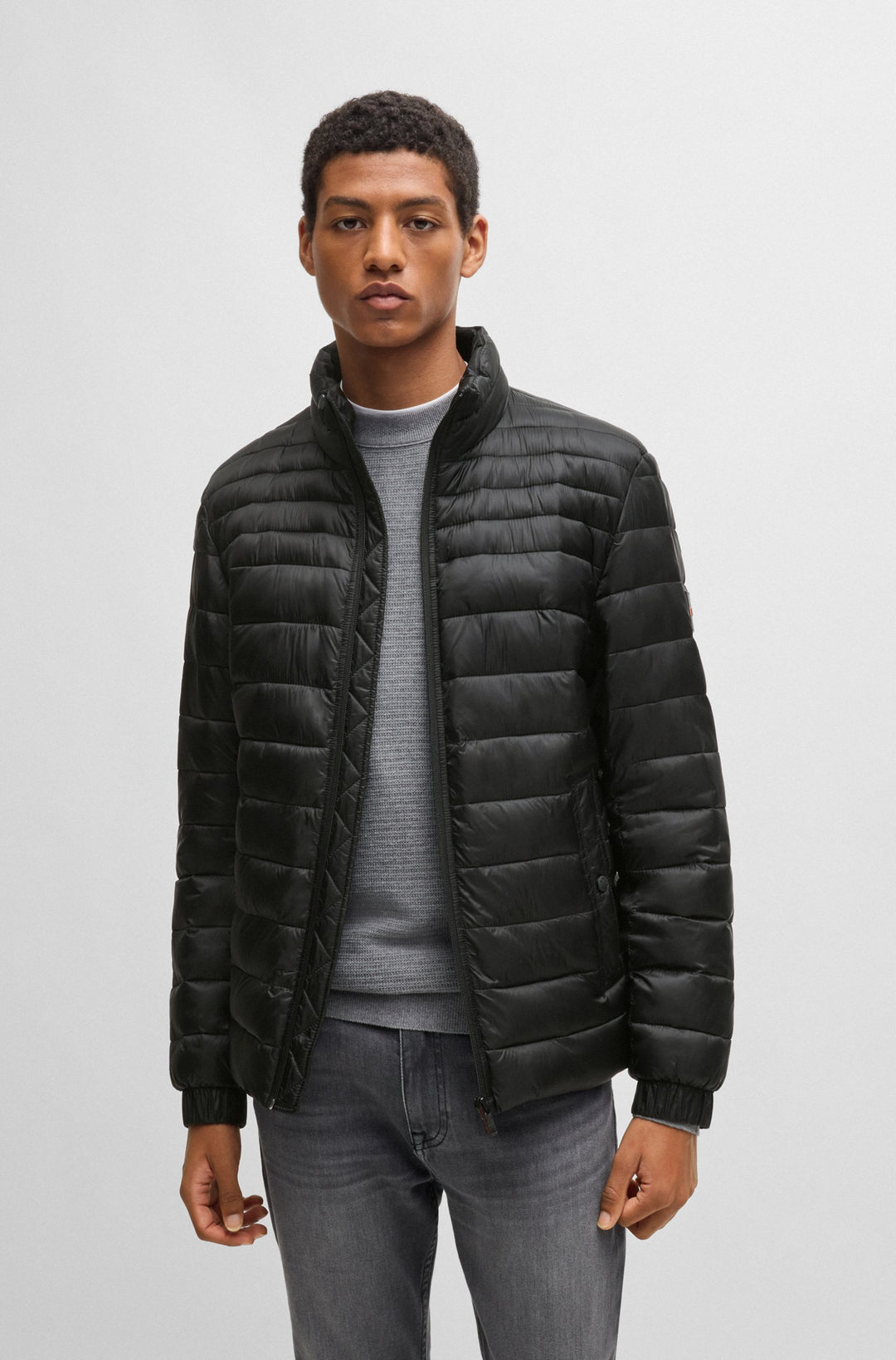 BOSS Casual Jackets Slim Fit in Nylon - ODEN1 10254426 01-50505262- Concorde Fashion#color_black-001