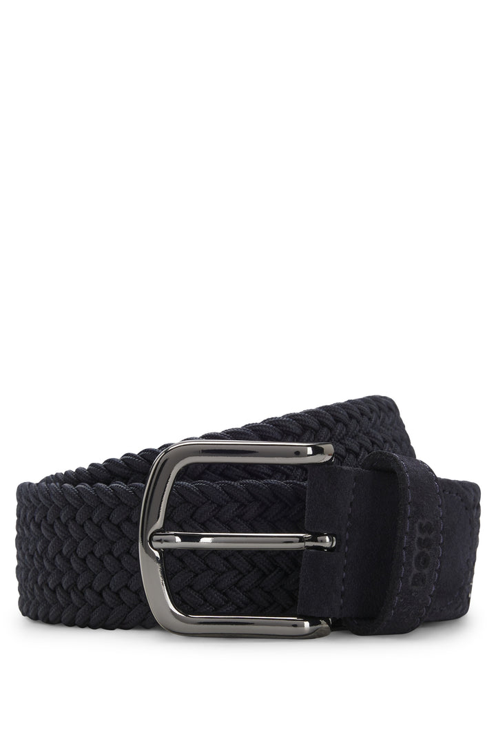 BOSS Belts  in Polyester Mix - SASH-WNE-SD_SZ35 10254621 01-50537169- Concorde Fashion#color_navy-401
