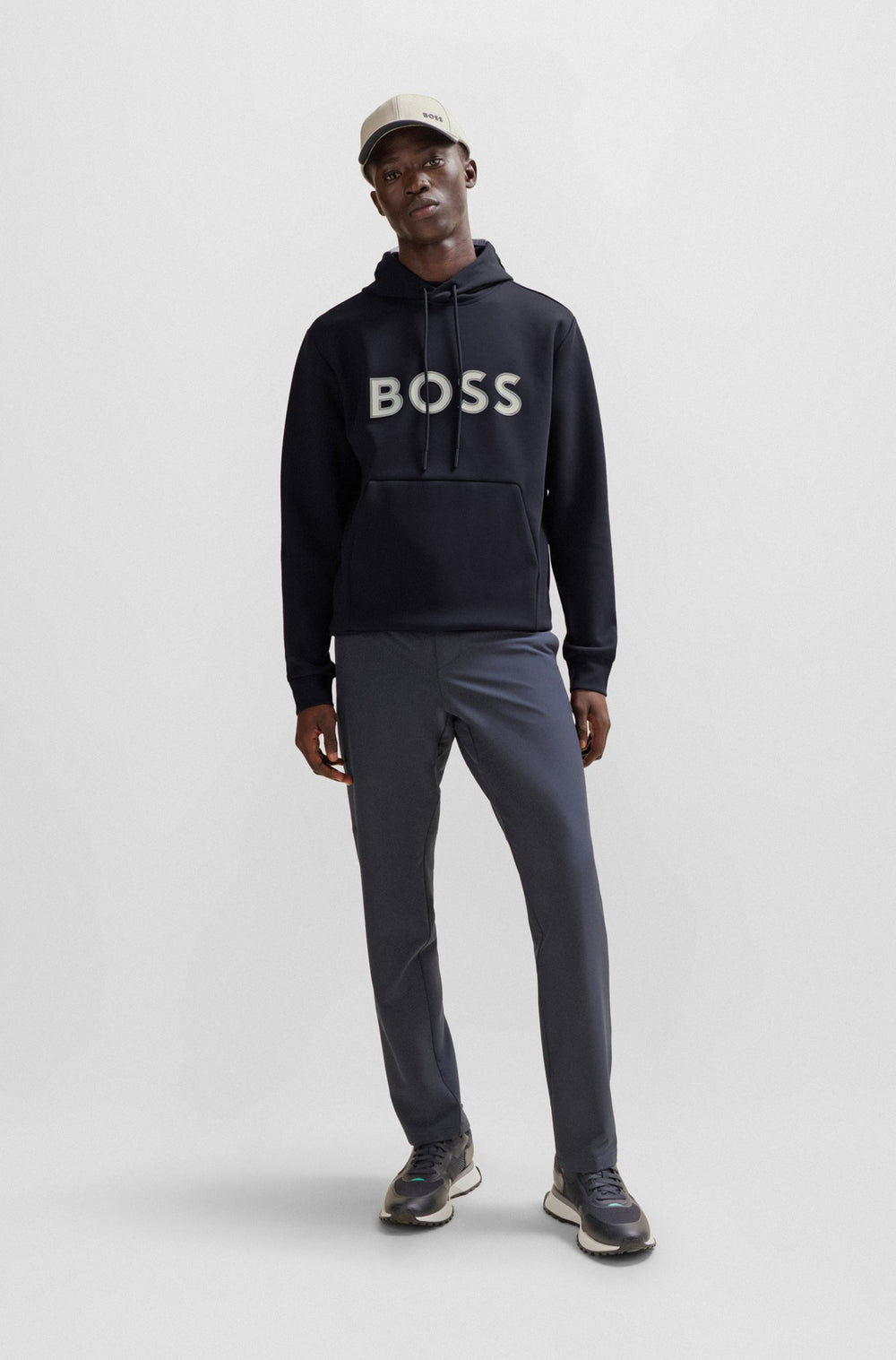 BOSS Hoodies Regular Fit - SOODY 1 50504750- Concorde Fashion#color_navy-402