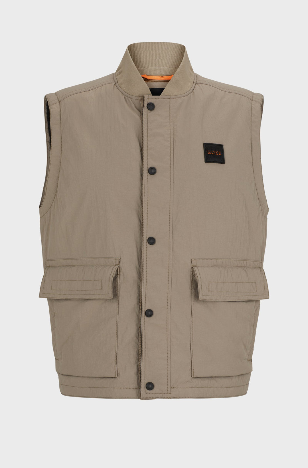 BOSS Vests Regular Fit in Nylon - OCOMO1-W 10254731 01-50518305- Concorde Fashion#color_brown-246
