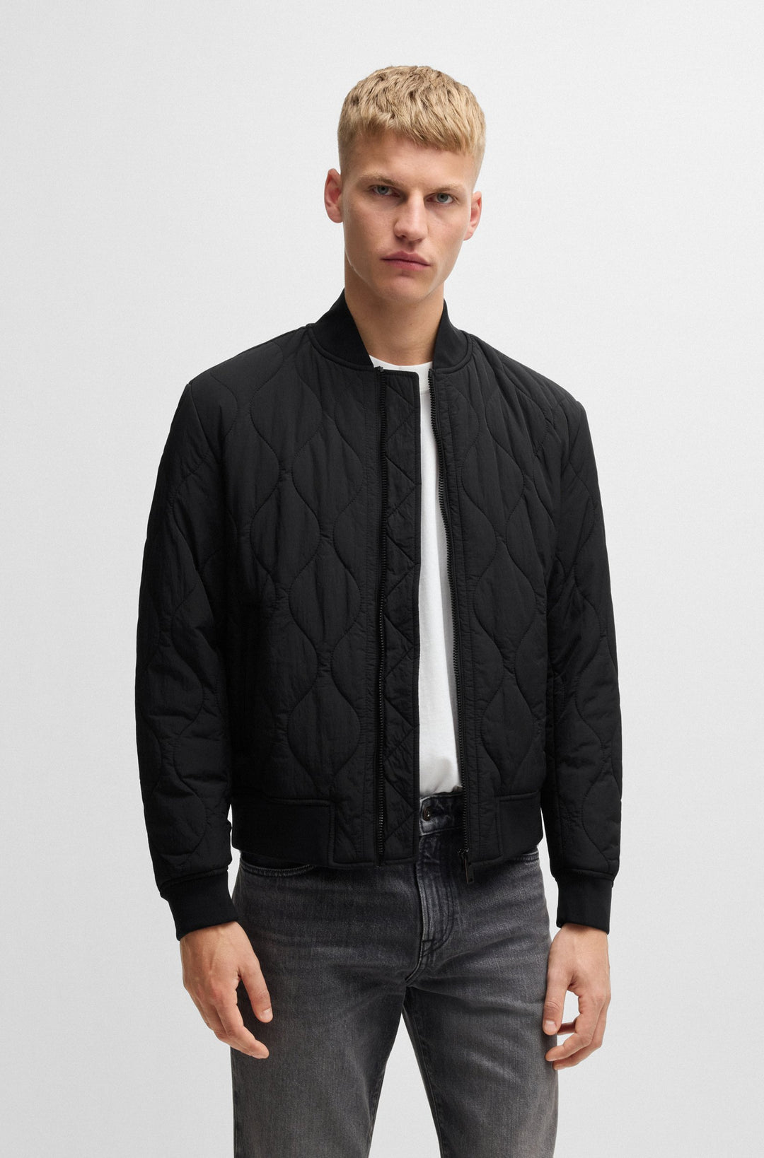 BOSS Casual Jackets Regular Fit in Nylon - OSTRONG 10254731 01-50522218- Concorde Fashion#color_black-001