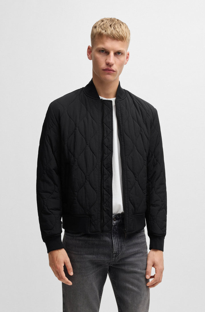 BOSS Casual Jackets Regular Fit in Nylon - OSTRONG 10254731 01-50522218- Concorde Fashion#color_black-001