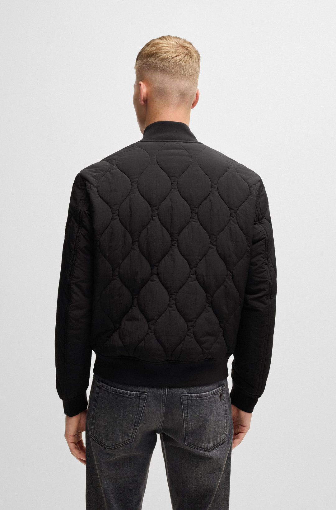 BOSS Casual Jackets Regular Fit in Nylon - OSTRONG 10254731 01-50522218- Concorde Fashion#color_black-001