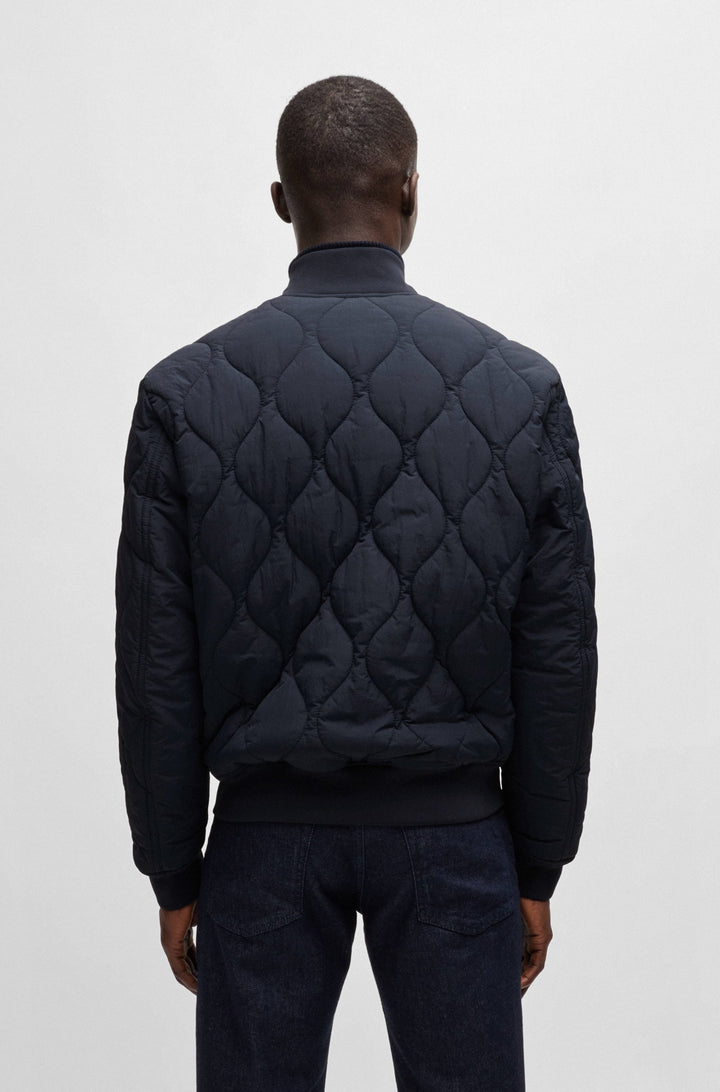 BOSS Casual Jackets Regular Fit in Nylon - OSTRONG 10254731 01-50522218- Concorde Fashion#color_navy-404