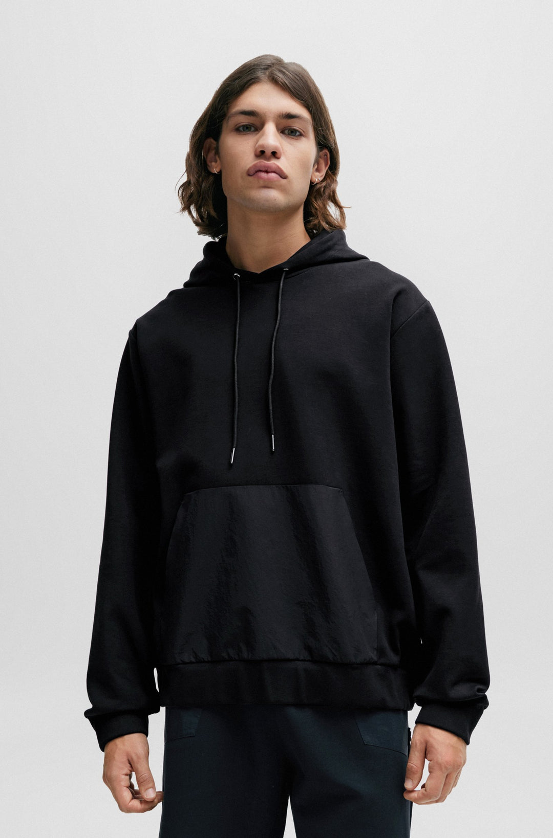 HUGO Hoodies Relaxed Fit - DAULS 50504865- Concorde Fashion#color_black-001